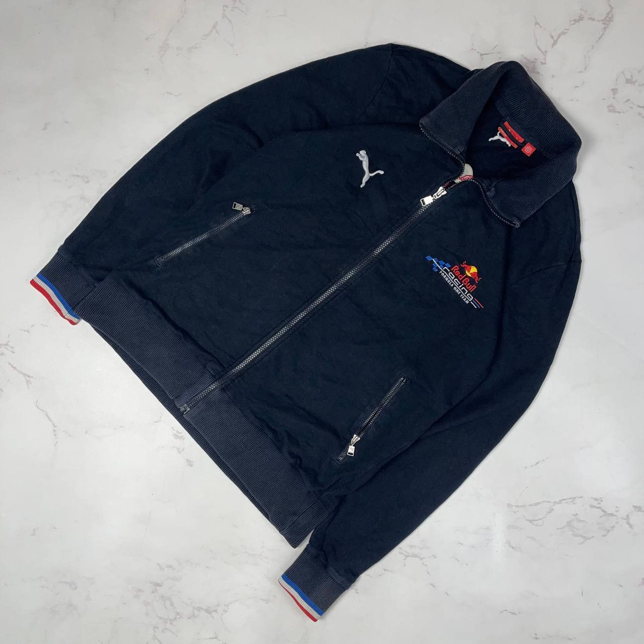 Puma Puma Red Bull Racing Formula 1 Zipped Hoodie Streatwear Sz S Size US S / EU 44-46 / 1 - 1 Thumbnail