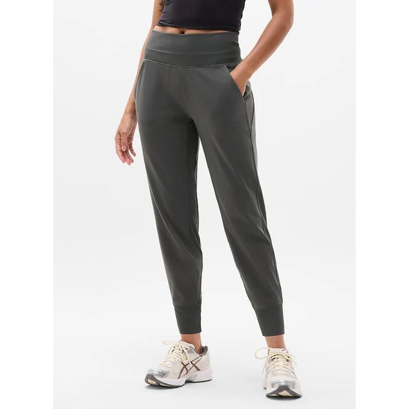 Athleta Athleta Venice High Waisted Jogger Pants Shadow Grey Medium Size 28" / US 6 / IT 42 - 12 Thumbnail