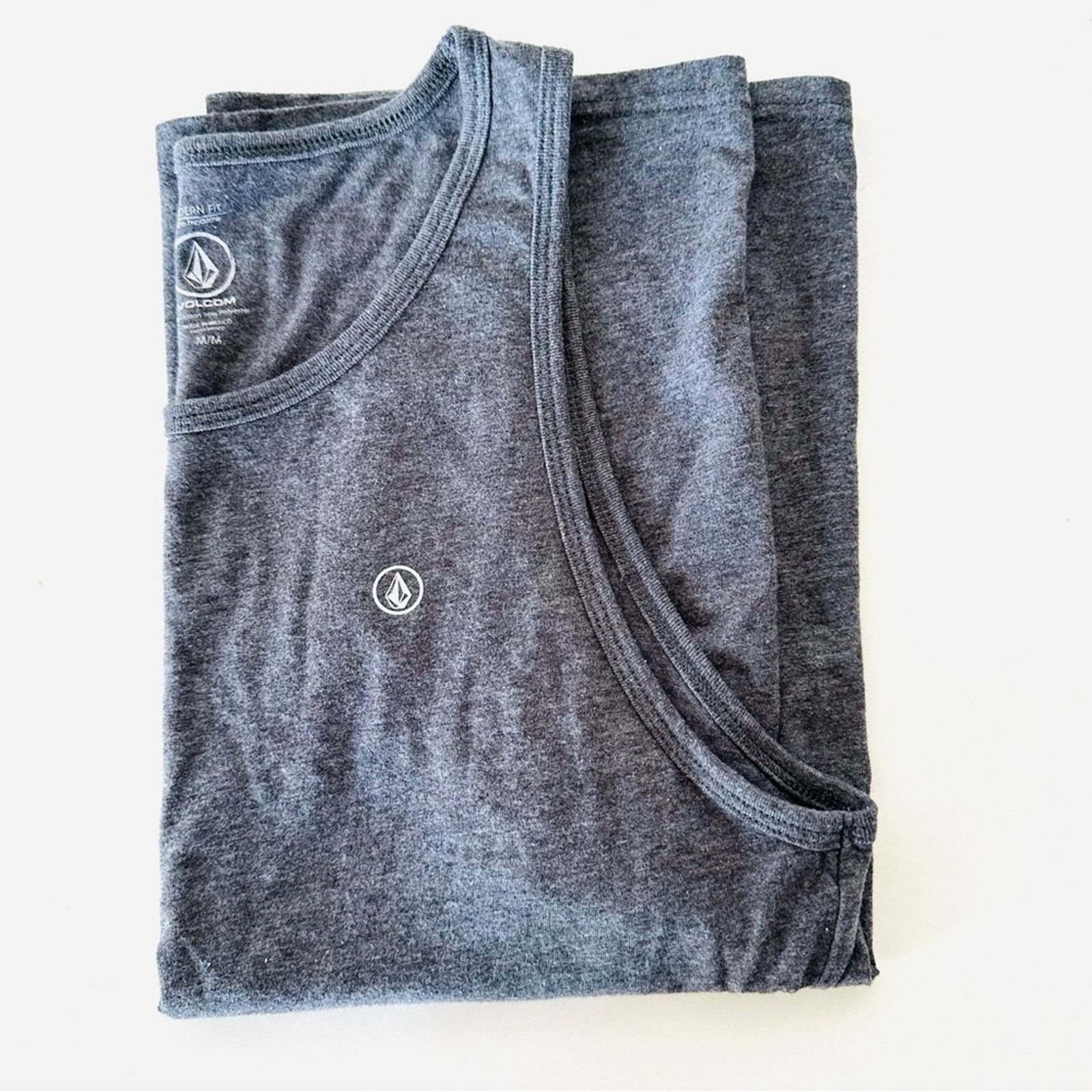 Volcom MENS VOLCOM Dark Grey Gray Sleeveless Tank Top Tee Shirt M Size US M / EU 48-50 / 2 - 7 Thumbnail