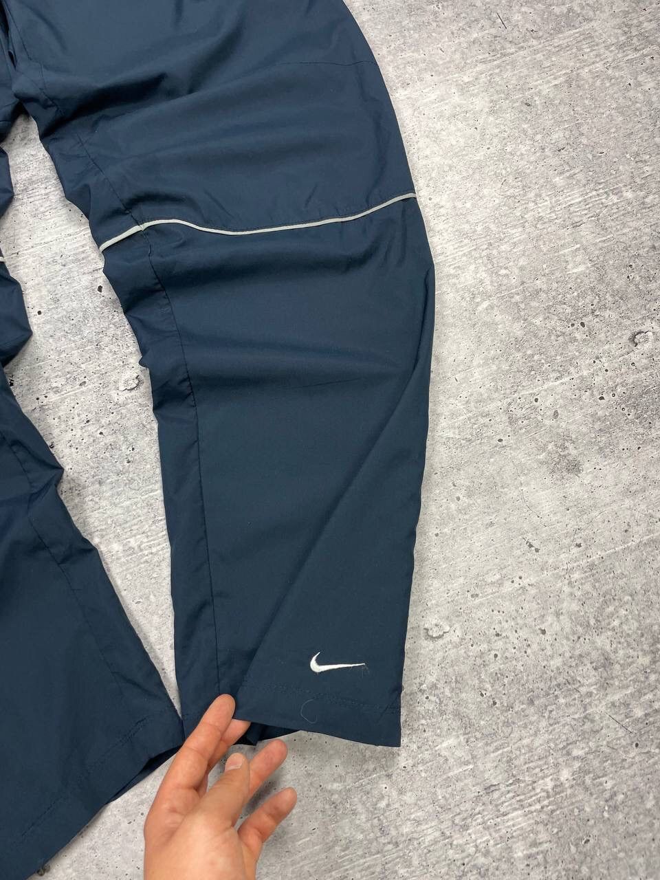 Nike Vintage Nike Y2K Style Blue Drill Nylon Reflective Pants Size US 34 / EU 50 - 6 Thumbnail