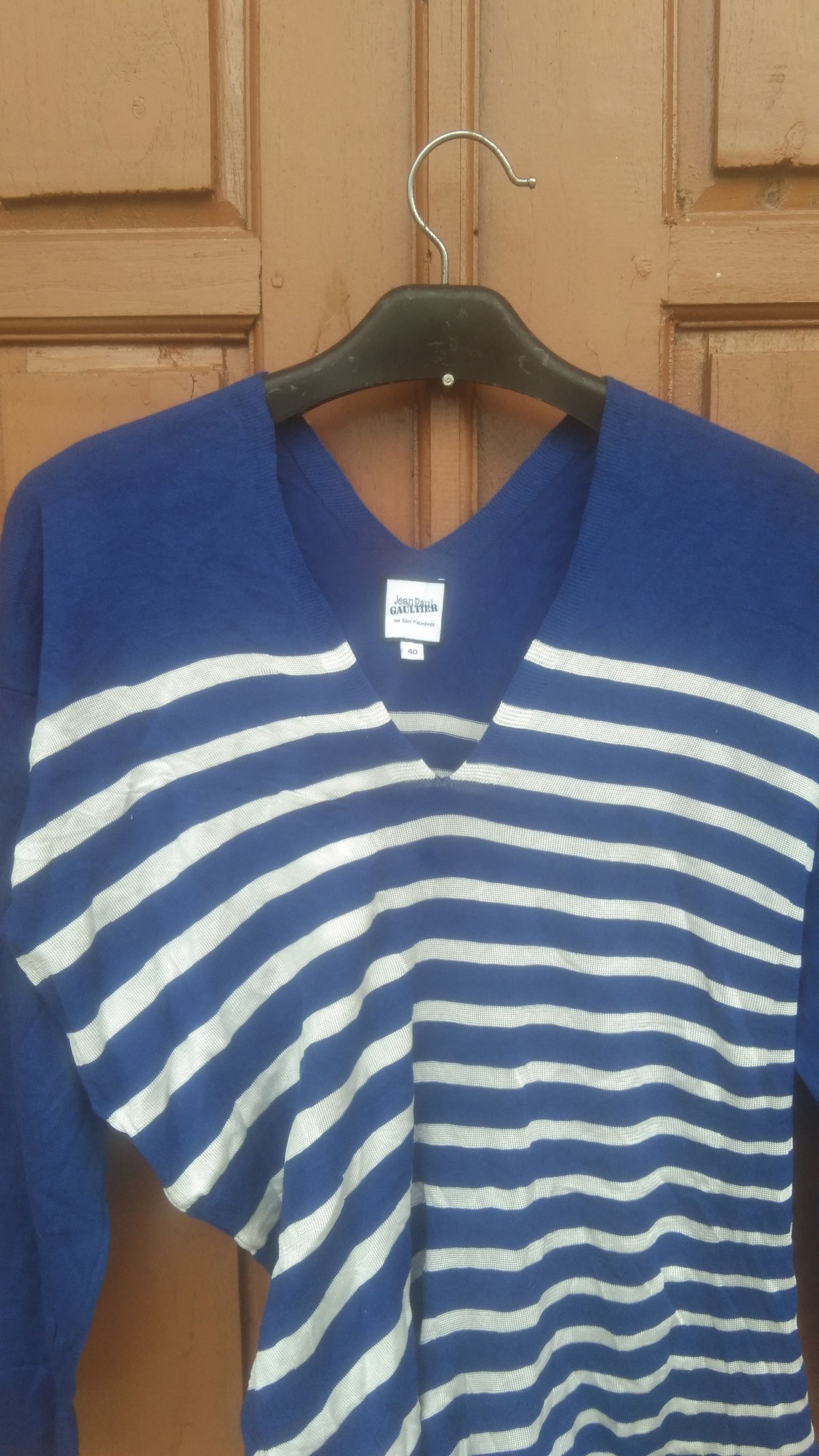 Jean Paul Gaultier Jean paul gaultier stripe knit sweater Size M / US 6-8 / IT 42-44 - 2 Thumbnail