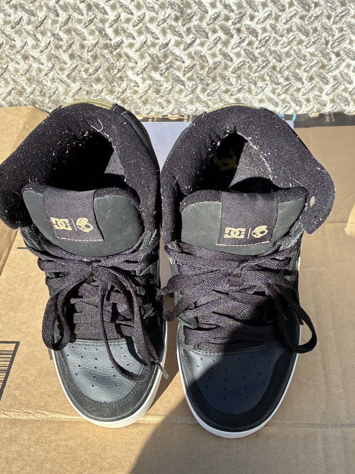 DC Y2K Skull Candy DC Skate Shoes High Tops Sneakers Vintage 8 Size US 8 / EU 41 - 6 Thumbnail