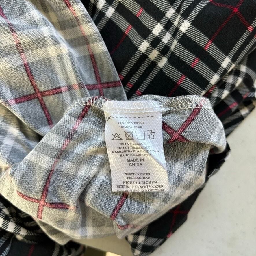 Other Plaid Women's Tunic Top Women's 3X Black Casual Fall Grunge Flowy feminine Comfy Size 3XL / US 20-22 - 11 Thumbnail