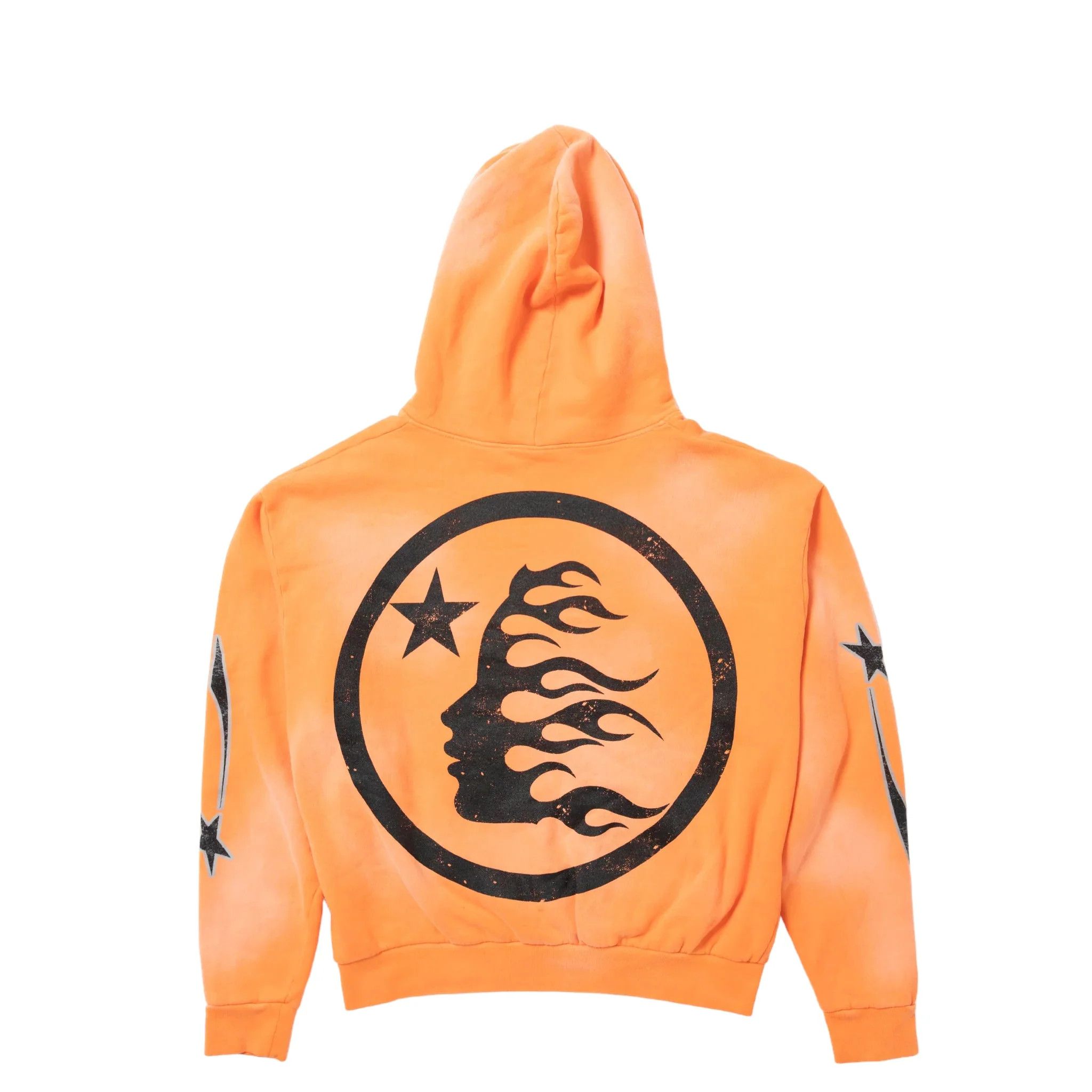 HELLSTAR Hellstar Fire Orange Hellstar Hoodie | Grailed