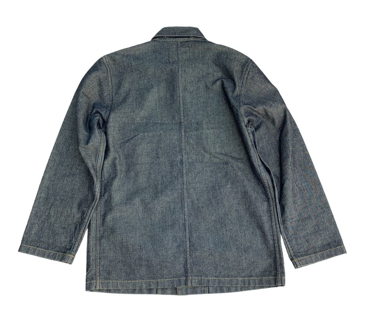 Issey Miyake Zucca Japan Issey Miyake spectro dragon denim chore jacket ...