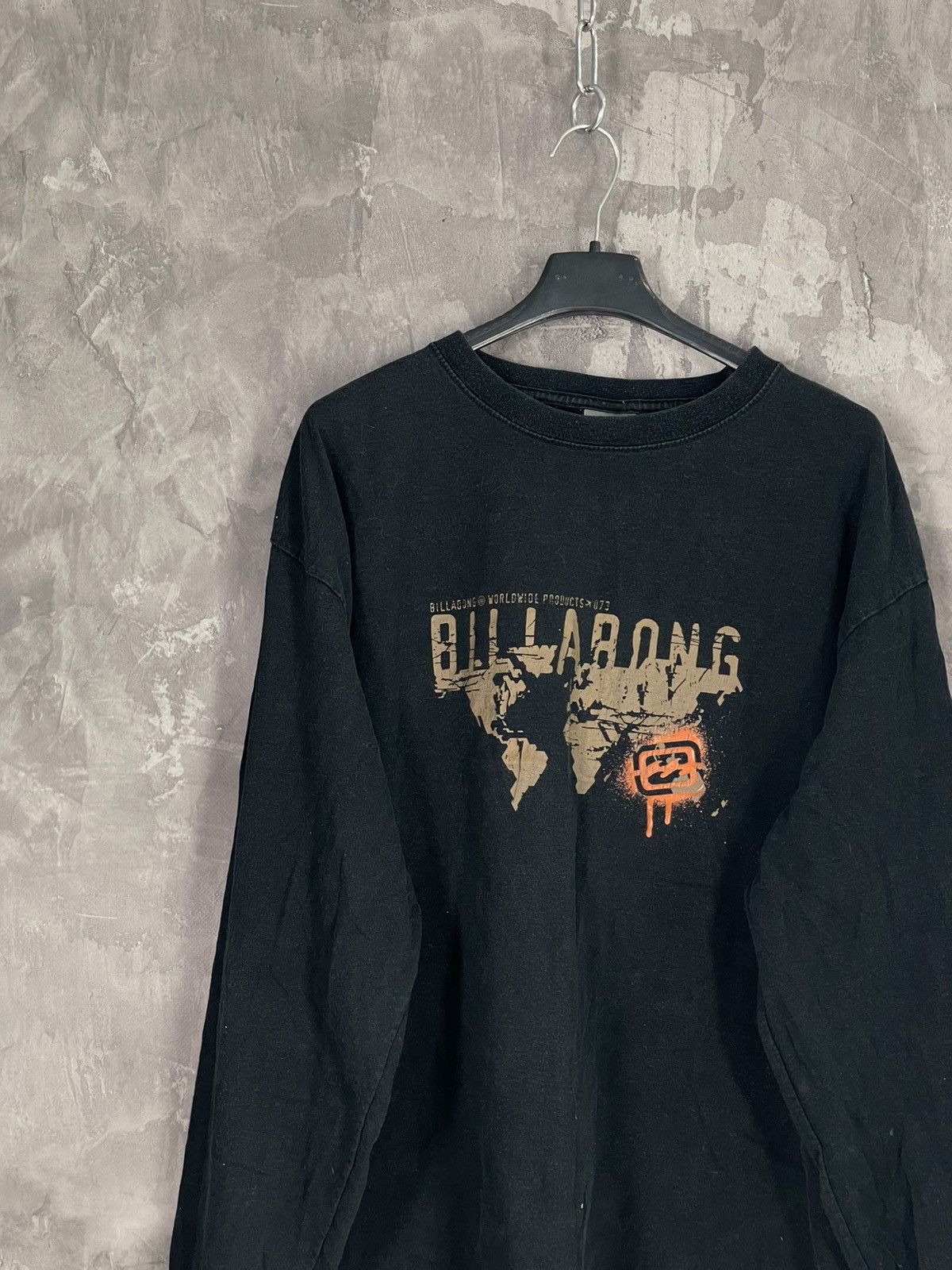 Billabong × Vintage BILLABONG Vintage Sweatshirt Y2k Style Overprint Longsleeve Size US L / EU 52-54 / 3 - 3 Thumbnail