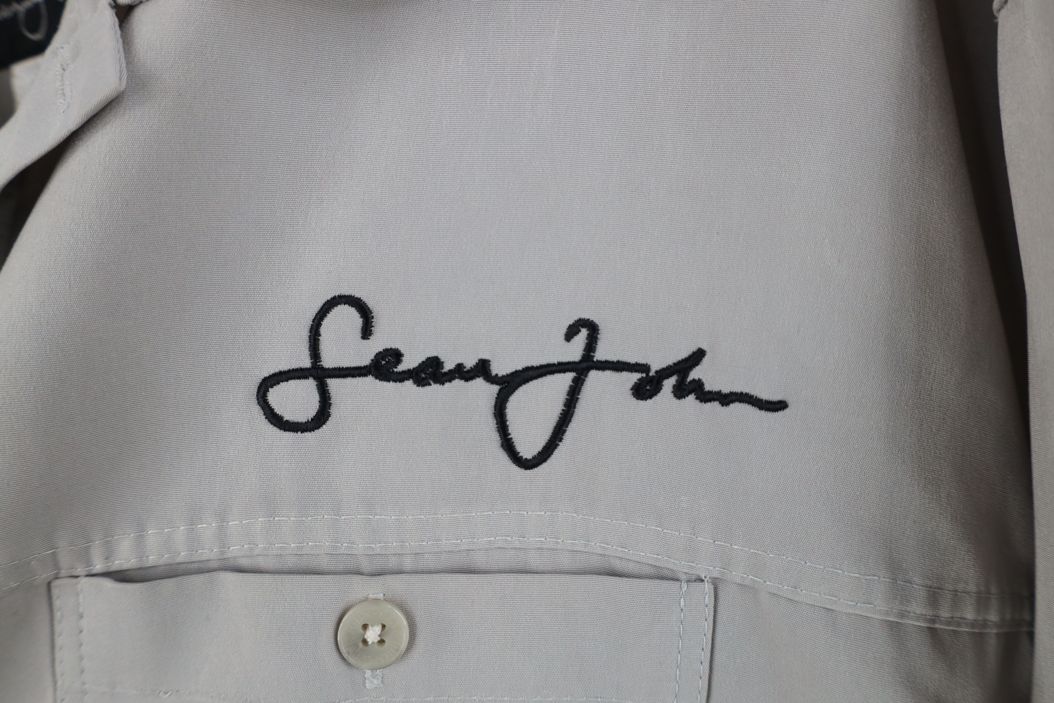 Sean John Vintage 90s Y2K Sean John Baggy Short Sleeve Button Shirt Size US XL / EU 56 / 4 - 4 Thumbnail