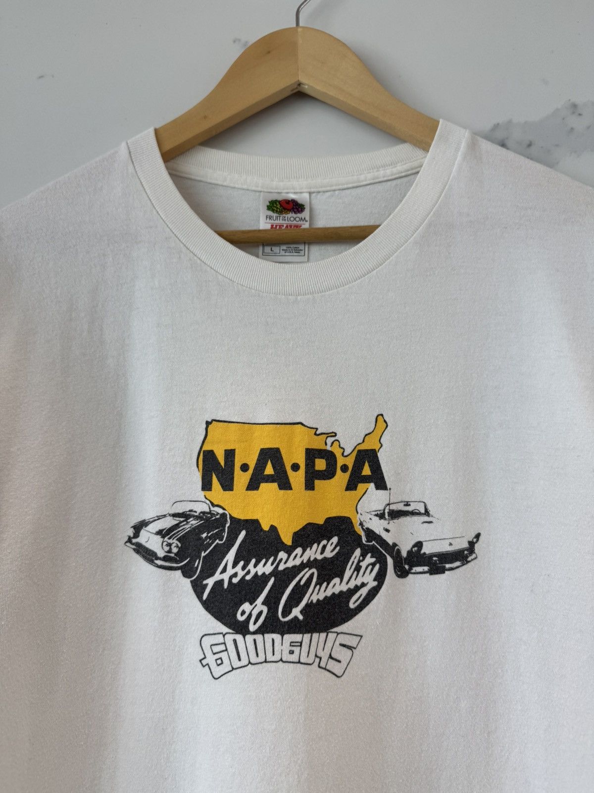 NASCAR Vintage Y2K NASCAR NAPA Good Guys T Shirt Size US L / EU 52-54 / 3 - 1 Thumbnail