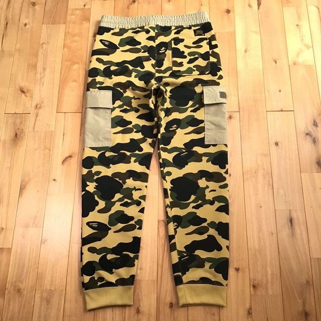 Bape BAPE 1st camo yellow shark sweat cargo pants ★size L Size US 34 / EU 50 - 3 Thumbnail