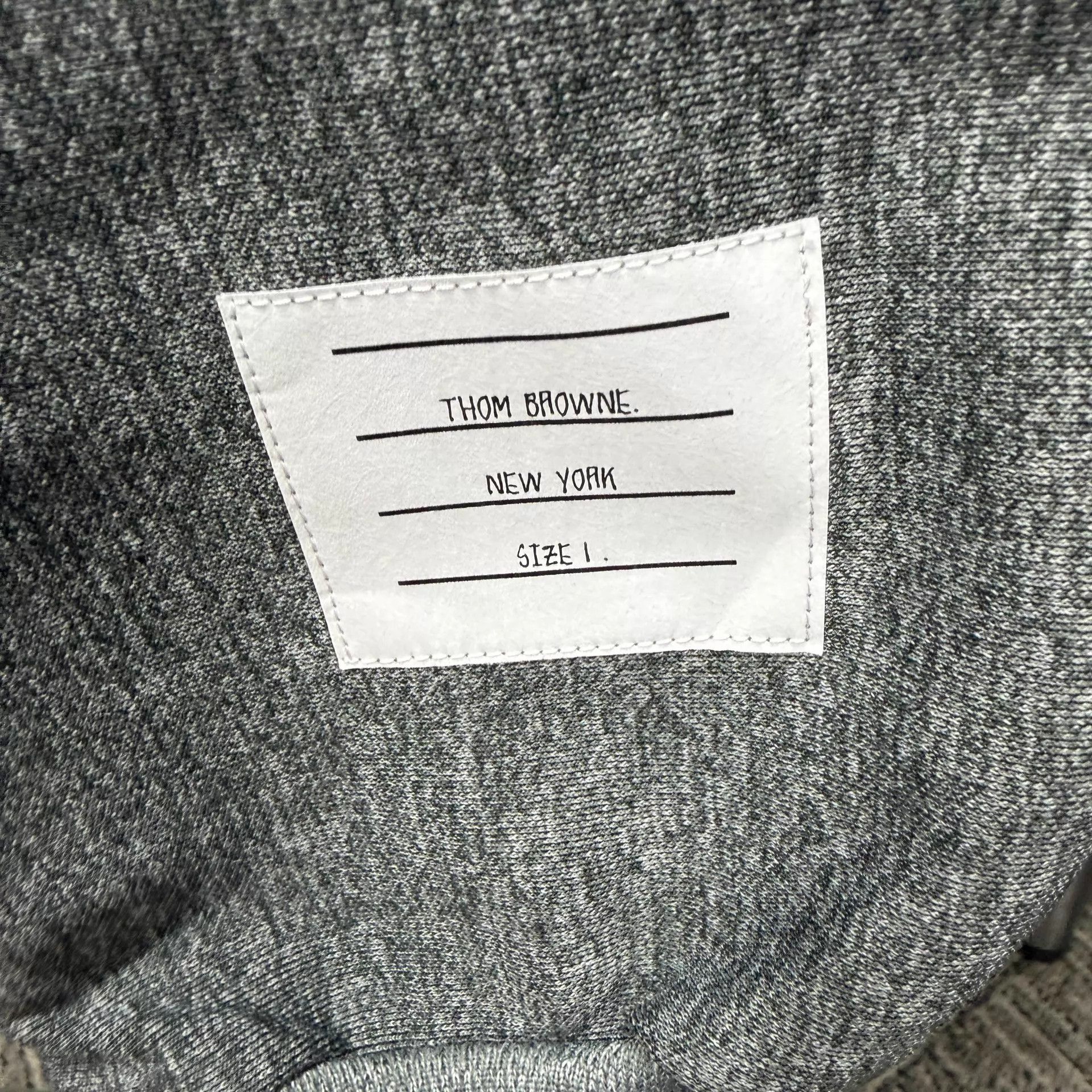 Thom Browne Thom Browne Gray Diamond Knee Panel Sweatpants 1 Size US 29 - 3 Thumbnail