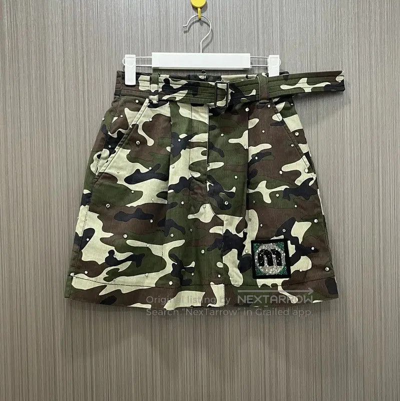 Miu Miu Miu Miu Women's Cotton Camouflage Skirt . Size 23" - 9 Thumbnail