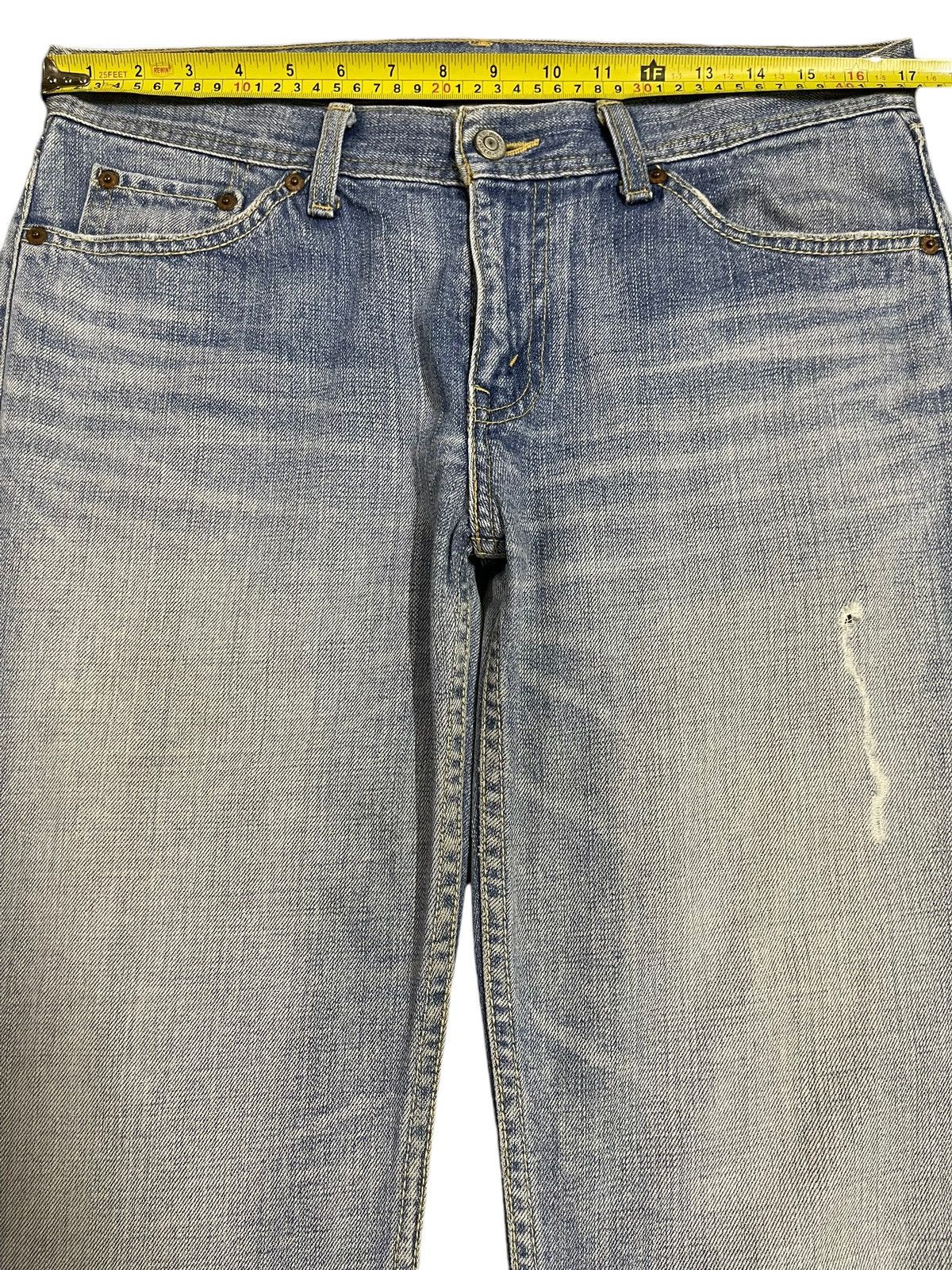 Levi's Vintage 90s Levis Blue Faded Wash Distress Style Jeans Size US 34 / EU 50 - 12 Thumbnail