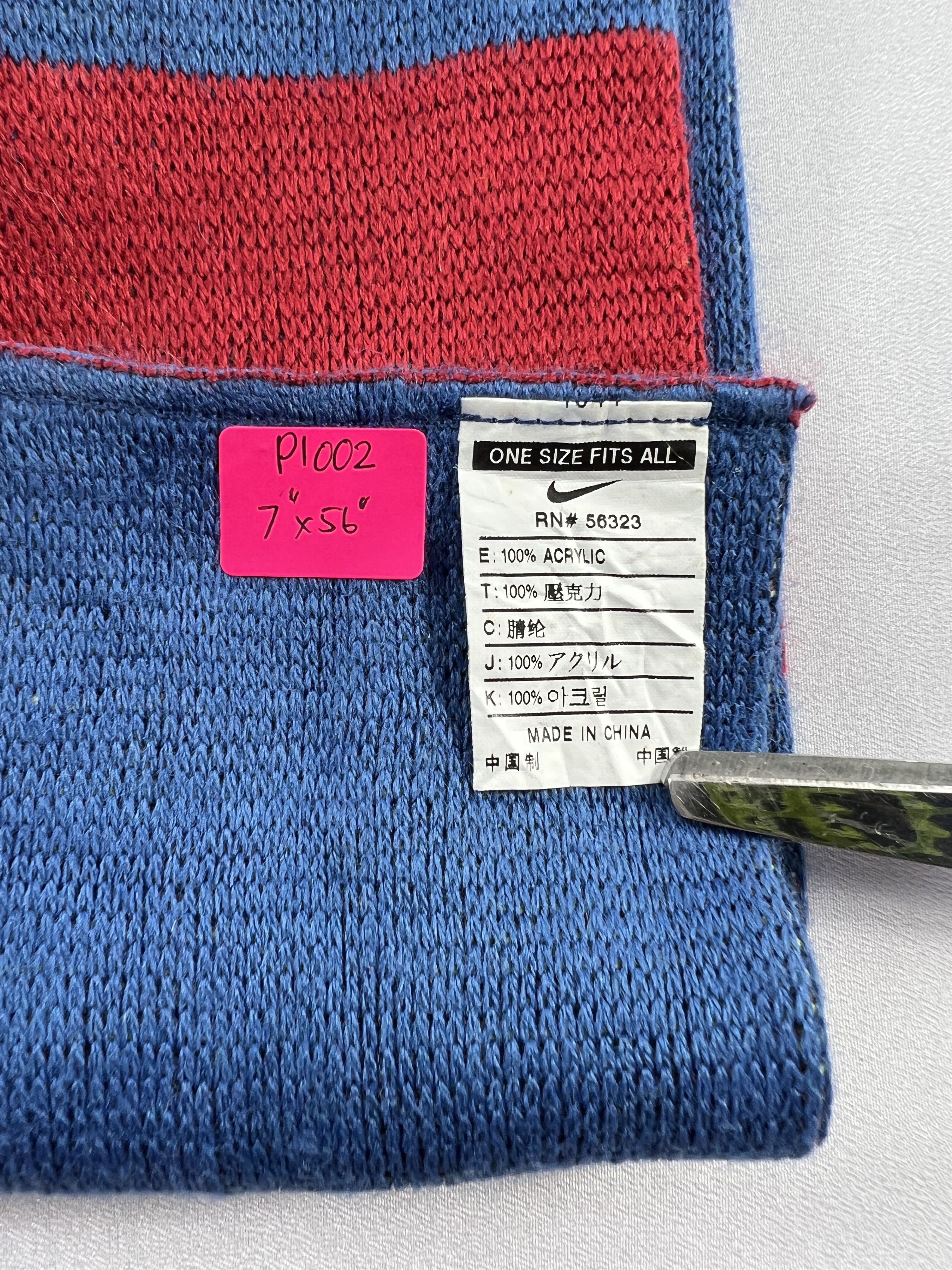 Vintage F. C. Barcelona Scarf / Muffler / Neckwear P1002 Size ONE SIZE - 5 Thumbnail