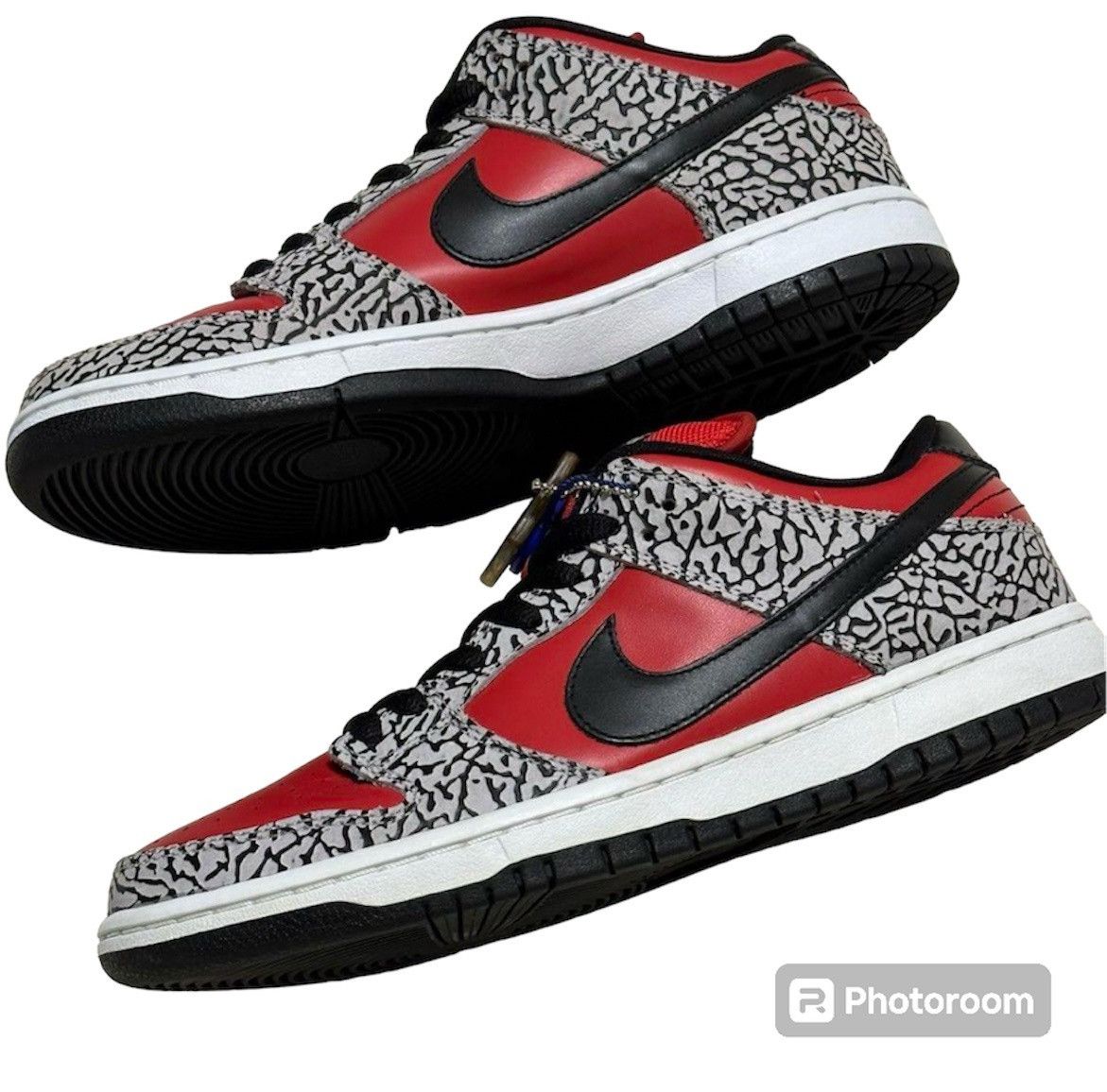 Nike × Supreme 2012 Nike Dunk SB Low Supreme Red Cement (2012) Size US 9.5 / EU 42-43 - 12 Thumbnail