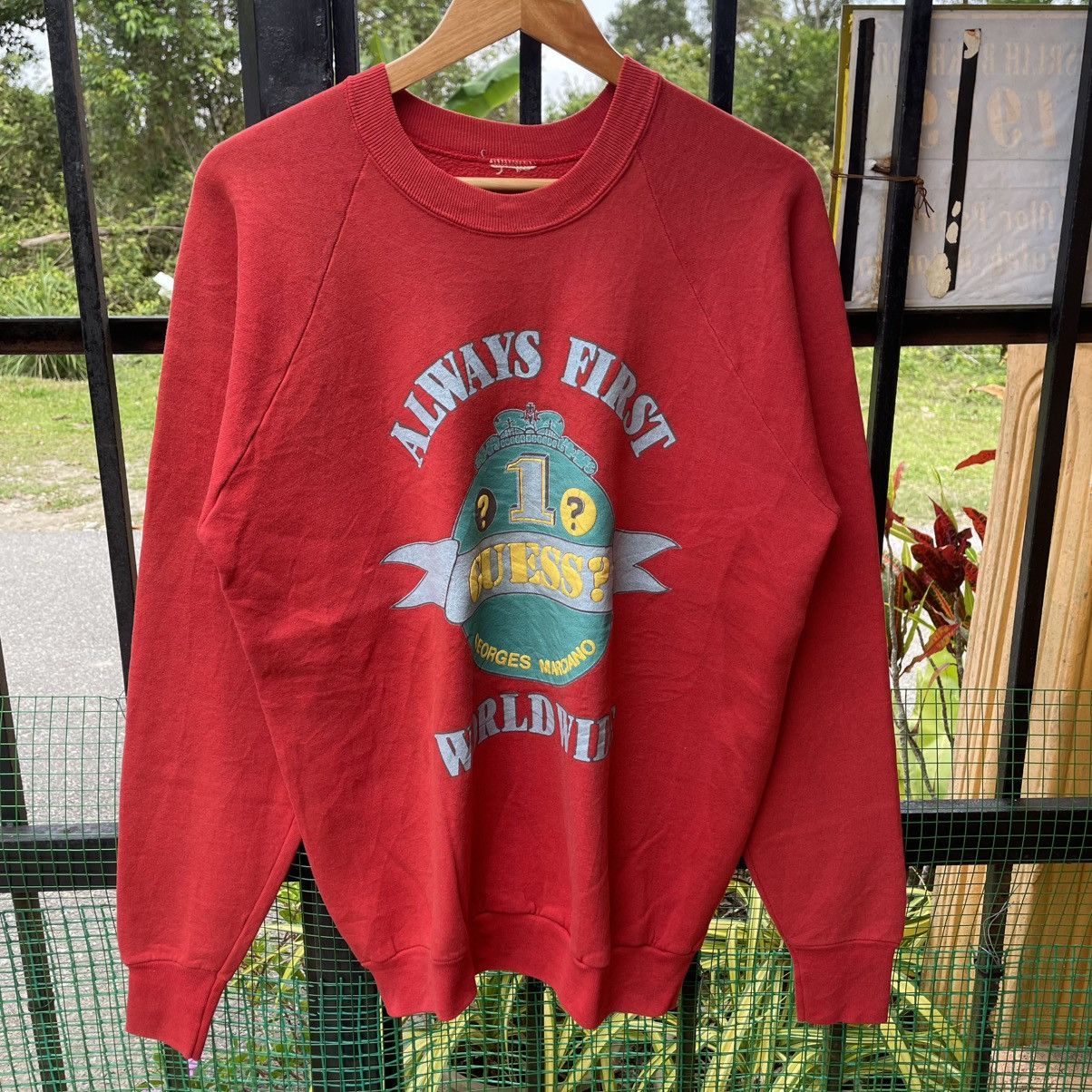 Guess 🔥Vintage 80s Guess Georges Marciano Jumper Sweatshirts Size US M / EU 48-50 / 2 - 5 Thumbnail