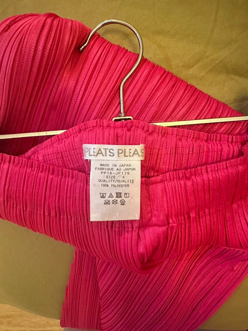 Issey Miyake issey miyake size:4 Pink pleated pants 2506-Nextarrow Size 42" / US 20 - 3 Thumbnail
