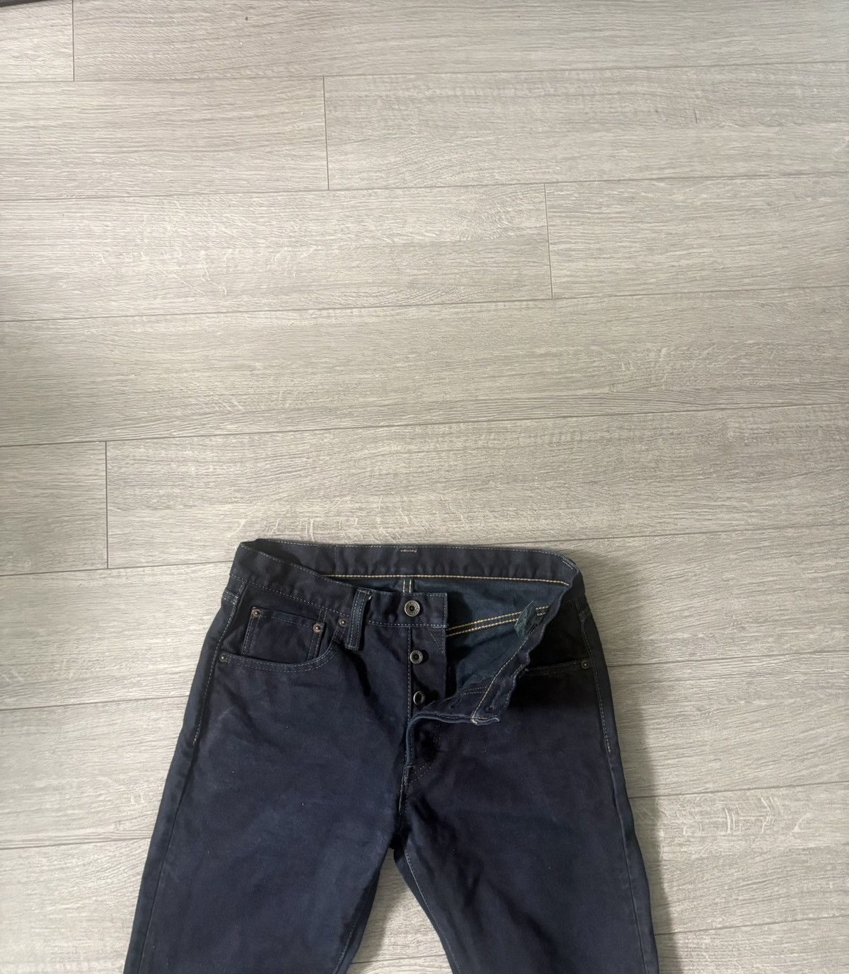 Iron Heart Iron Heart 777S Selvedge Jeans W30 L36 Indigo Slim Tapered Size US 30 / EU 46 - 4 Thumbnail