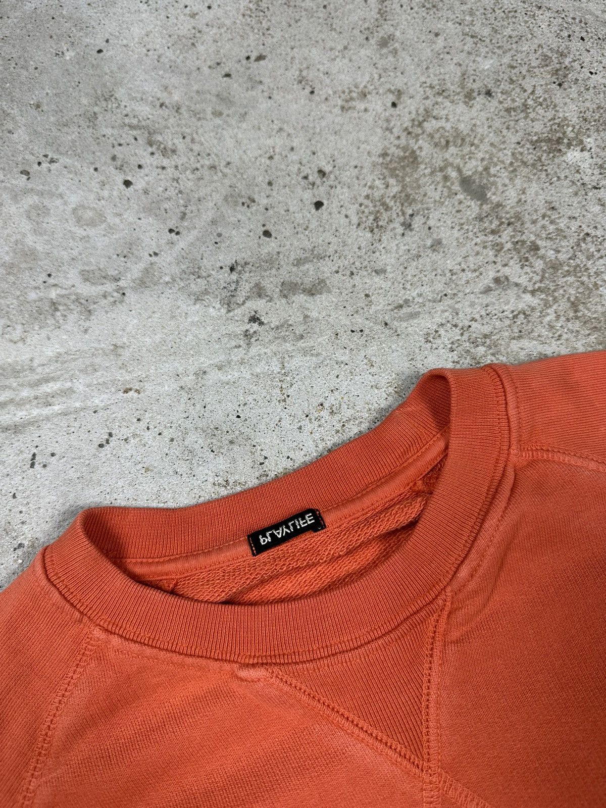 Japanese Brand × Vintage Vintage 90s PlayLife Orange Blank Crewneck Sweatshirt Size US S / EU 44-46 / 1 - 6 Thumbnail