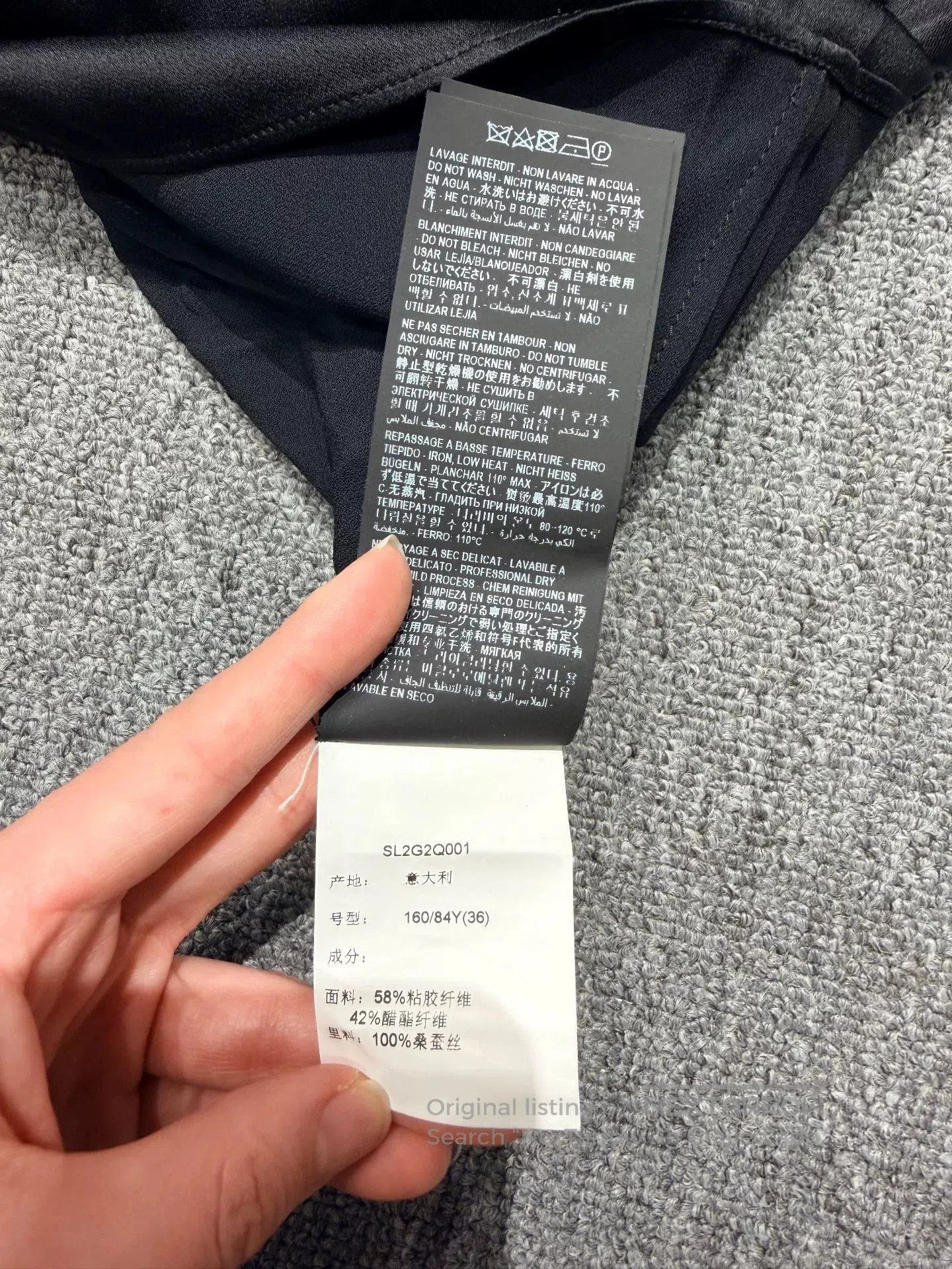 Japanese Brand Saint Laurent One-Shoulder Dress. Size XS / US 0-2 / IT 36-38 - 7 Thumbnail