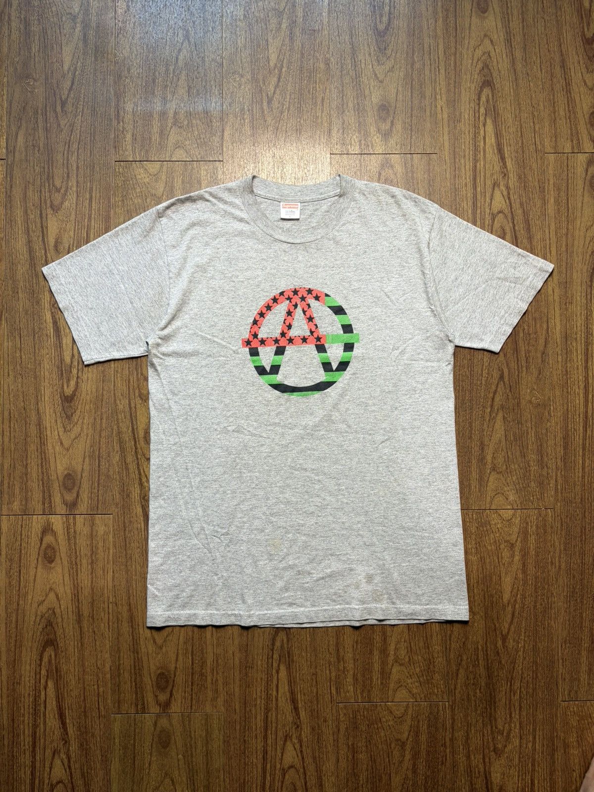 Supreme FREE TAX! SS08 Supreme Anarchy Flag Tee Size US L / EU 52-54 / 3 - 1 Thumbnail