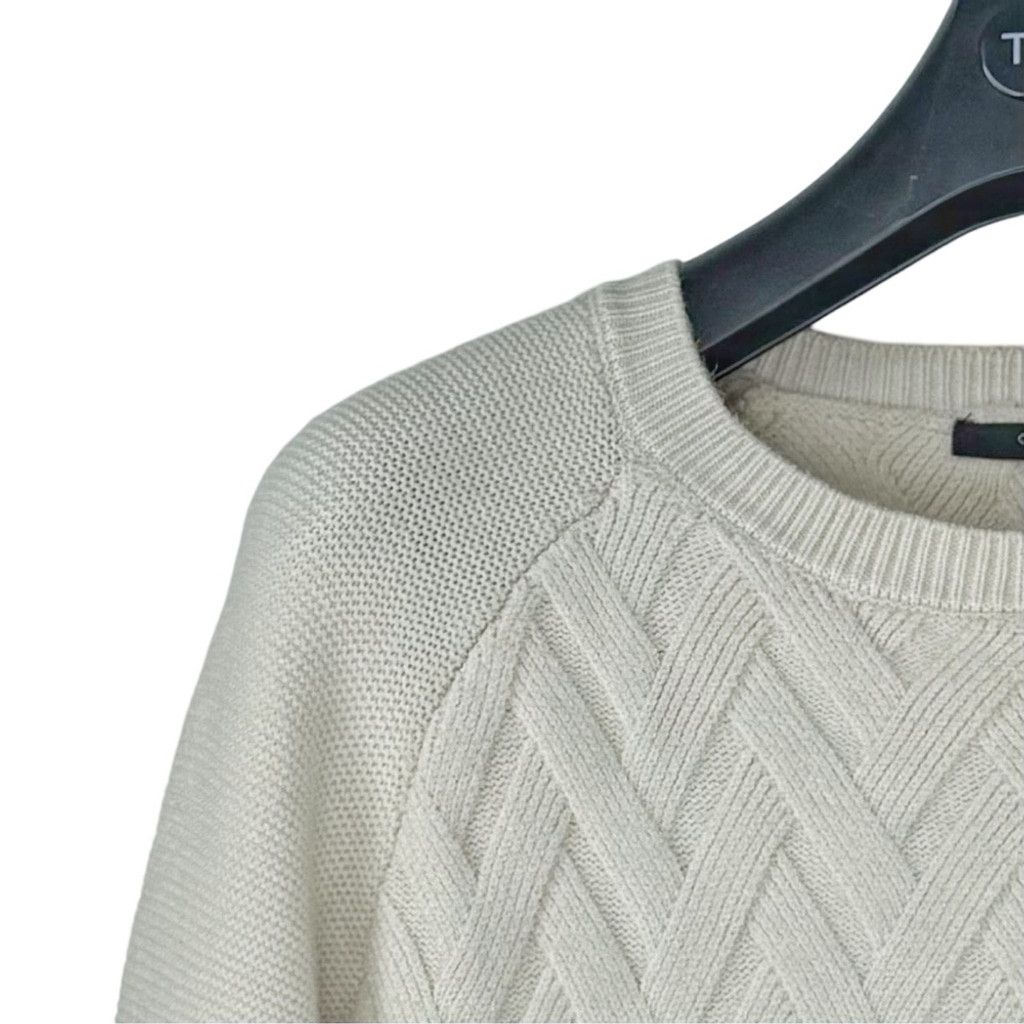 Other CYRUS Women's Soft Cream Colored Cable Knit Sweater Size M Size M / US 6-8 / IT 42-44 - 2 Thumbnail