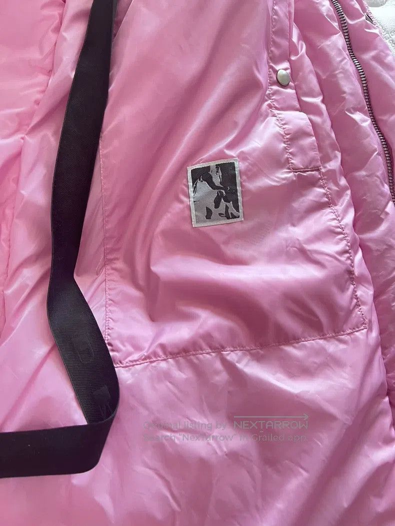 Rick Owens Rick Owens Classic New Special Color Pink Long Down Jacket Size S / US 4 / IT 40 - 4 Thumbnail