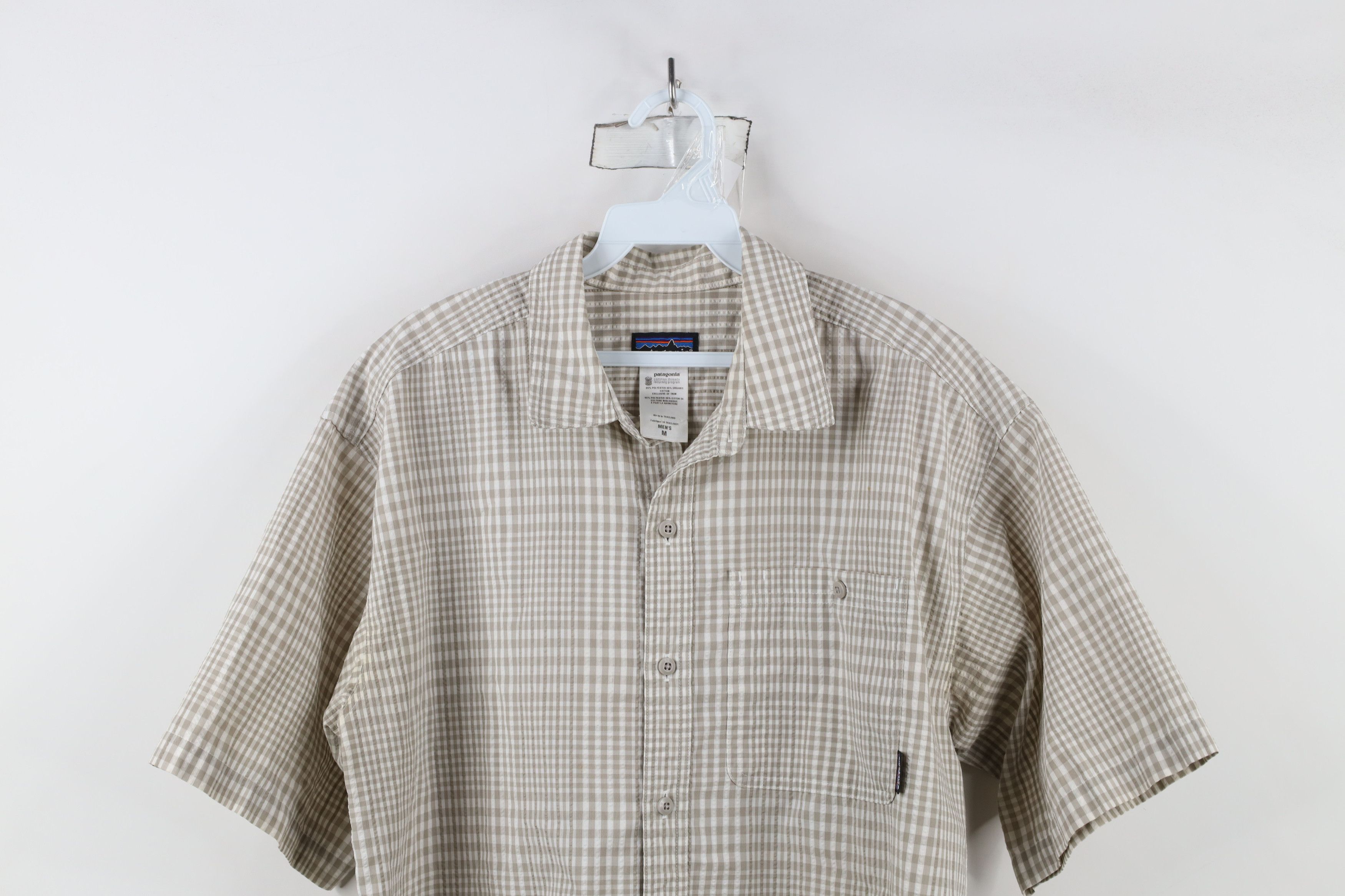 Patagonia × Vintage Vintage Patagonia Seer Sucker Collared Button Shirt Plaid Size US M / EU 48-50 / 2 - 2 Thumbnail