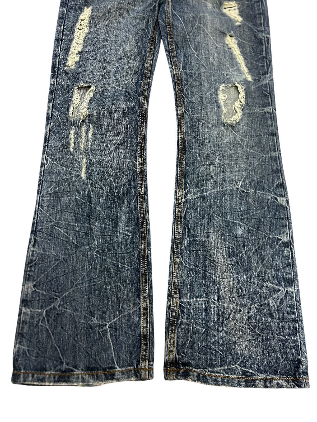 semanticdesign Vintage SemanticDesign Clawmark Distressed Studded Jeans Size US 32 / EU 48 - 6 Thumbnail
