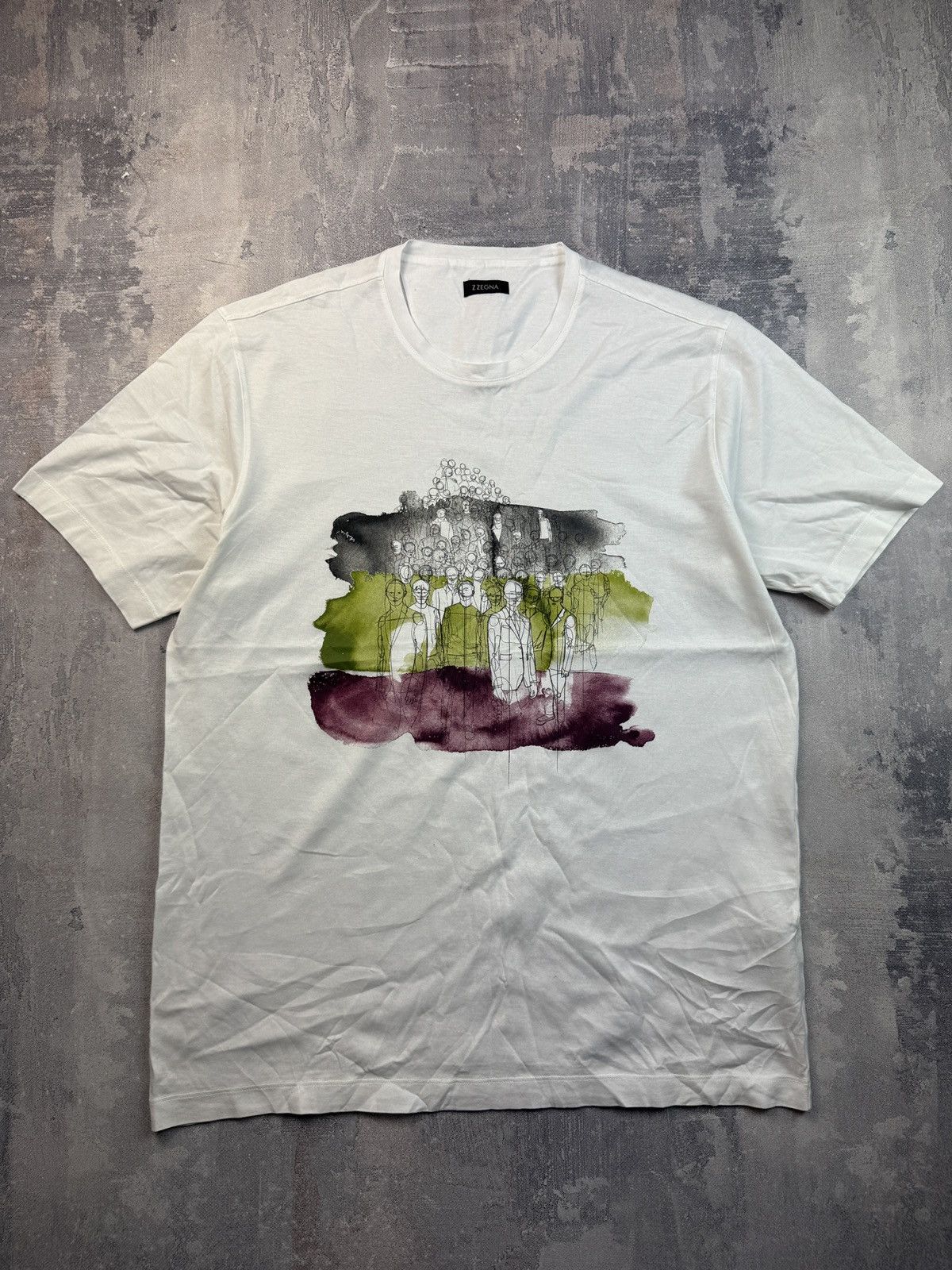 Z Zegna White Tee Ermenegildo Zegna Z ZEGNA New Collection Size US M / EU 48-50 / 2 - 1 Thumbnail