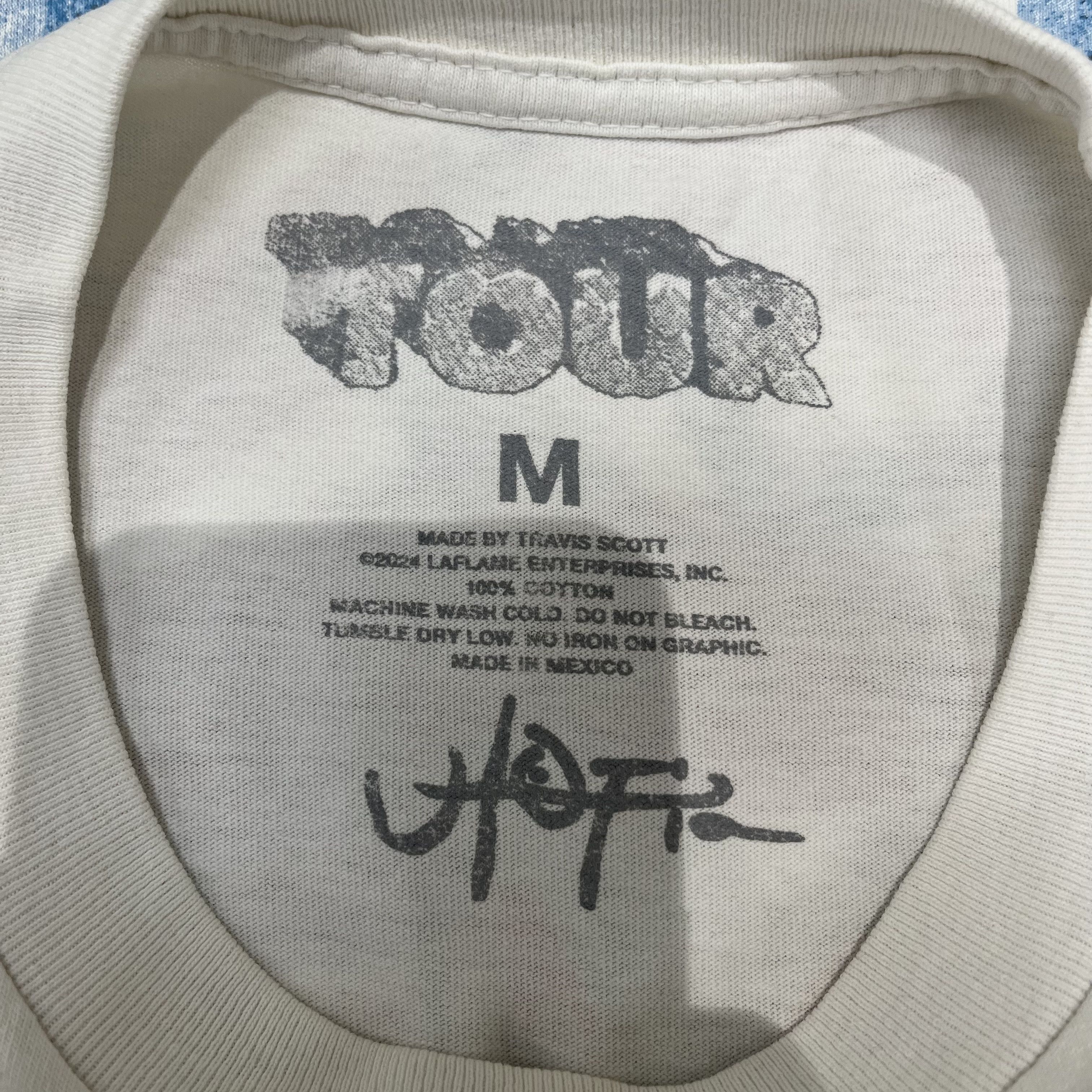 Travis Scott Travis Scott Utopia Euro Tour Tee Size US M / EU 48-50 / 2 - 5 Thumbnail