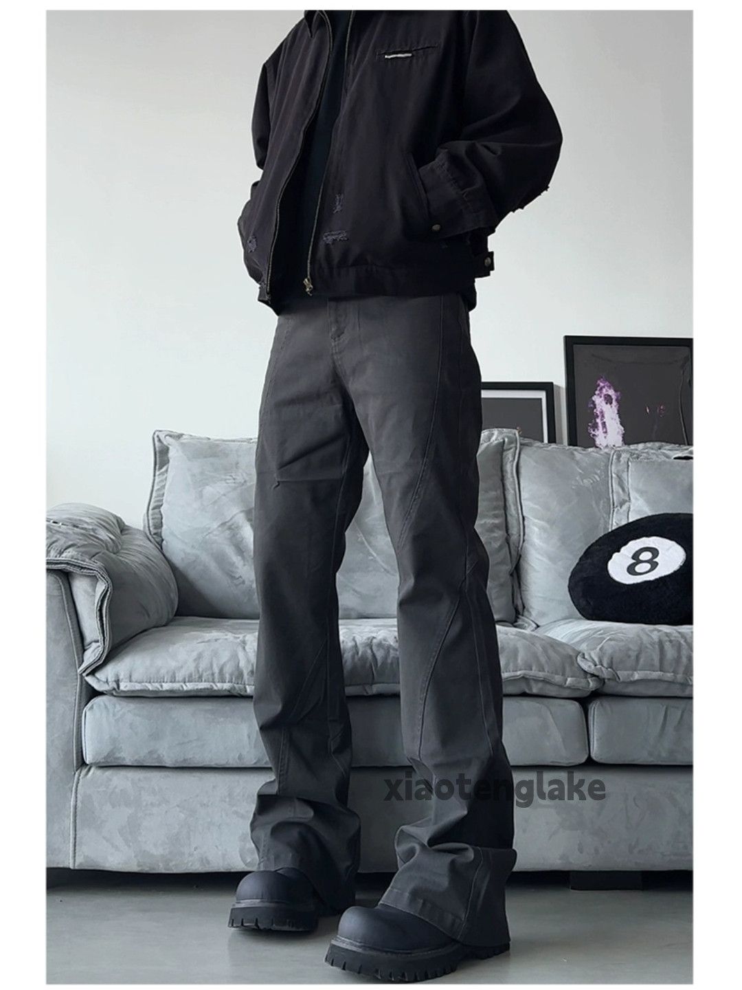 Designer × Japanese Brand × Vintage utility patchwork washed faded cleanfit yuppie flared pants Size US 28 / EU 44 - 1 Thumbnail