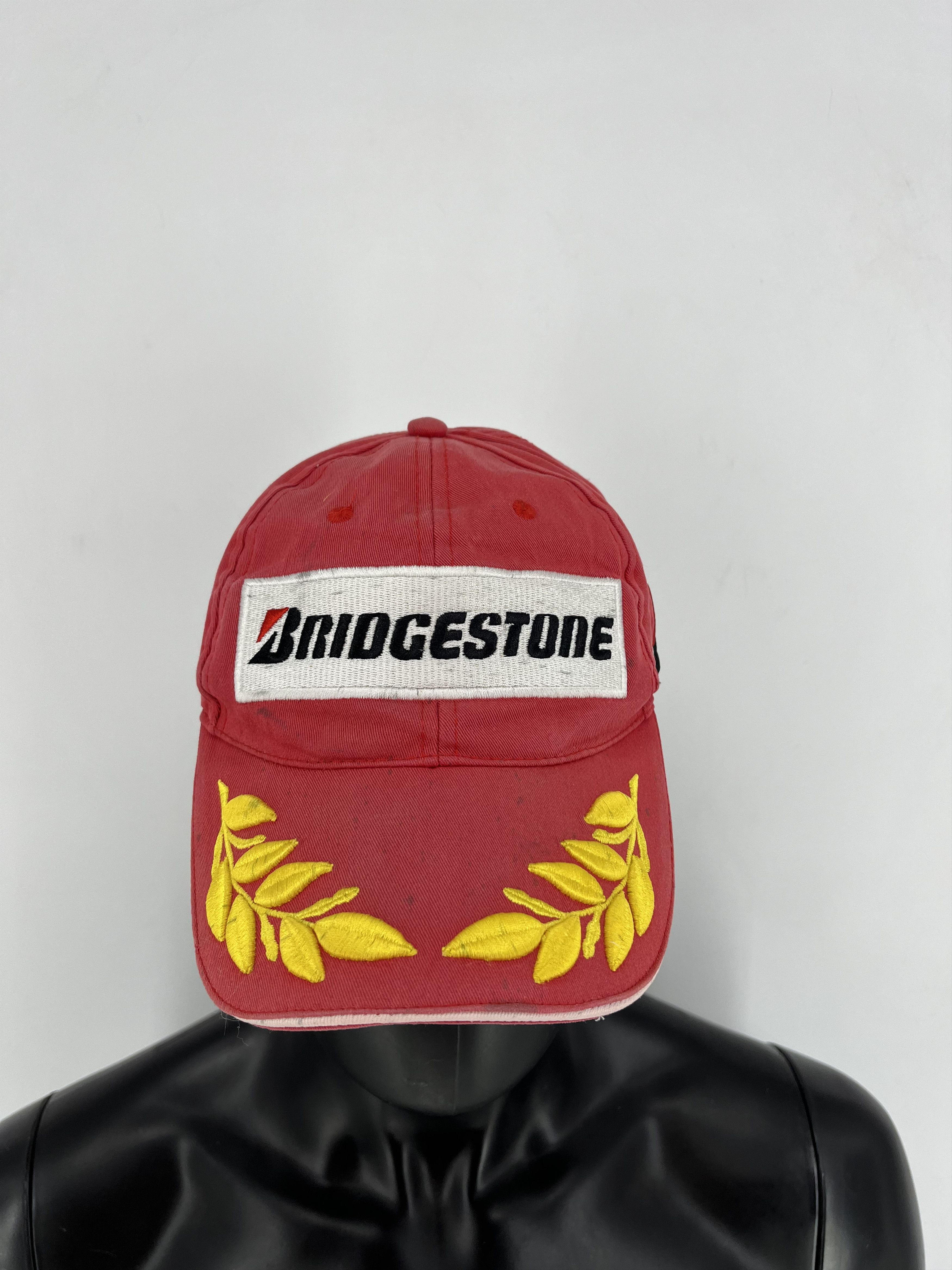 Vintage Vintage y2k Bridgestone Cap Hat Michael Schumacher F1 Size ONE SIZE - 1 Thumbnail