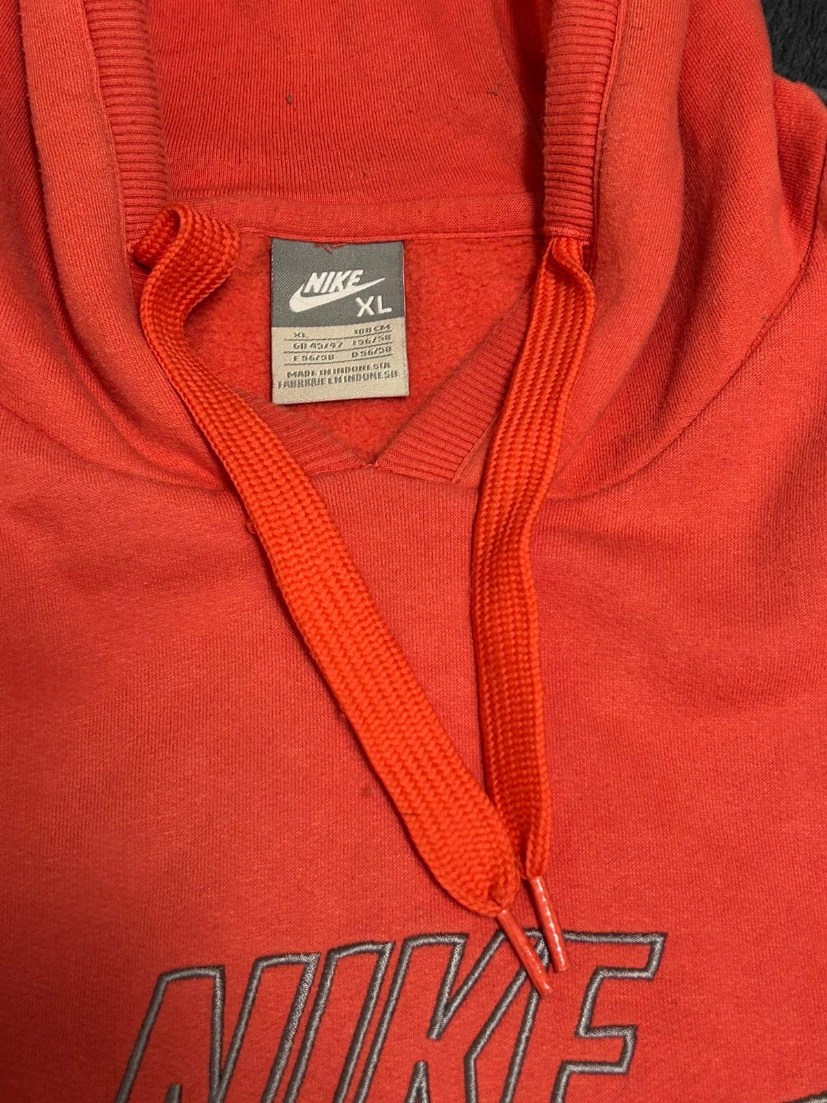 Nike 90s Vintage Nike Big Logo Hoodie Streetwear Rare Oversized Size US XL / EU 56 / 4 - 5 Preview