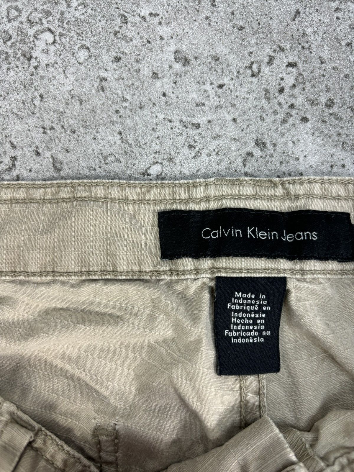 Calvin Klein × Japanese Brand × Vintage Crazy RARE Baggy Cargo Pants 2000s IfWasSixNine Style Y2K Size US 34 / EU 50 - 9 Thumbnail
