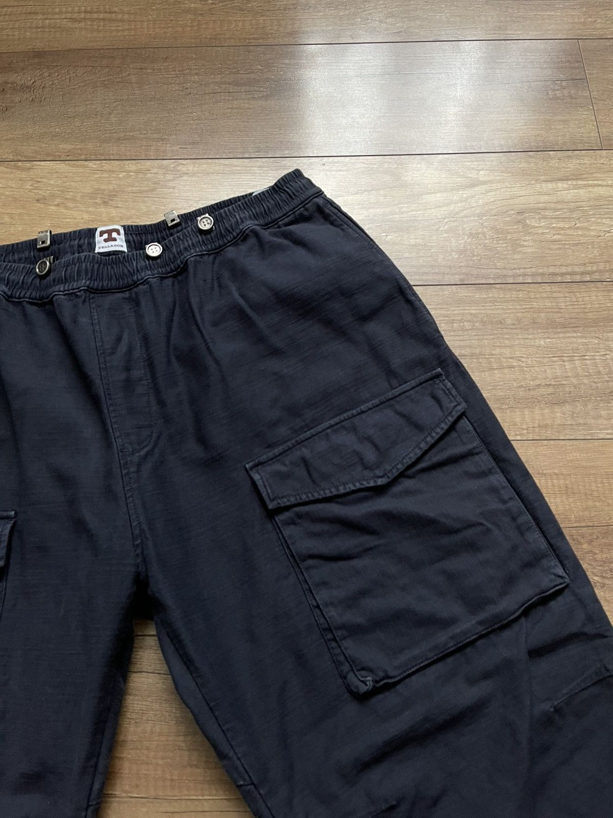 Tellason Tellason Sateen Navy Cargo Pants Size US 38 / EU 54 - 9 Thumbnail