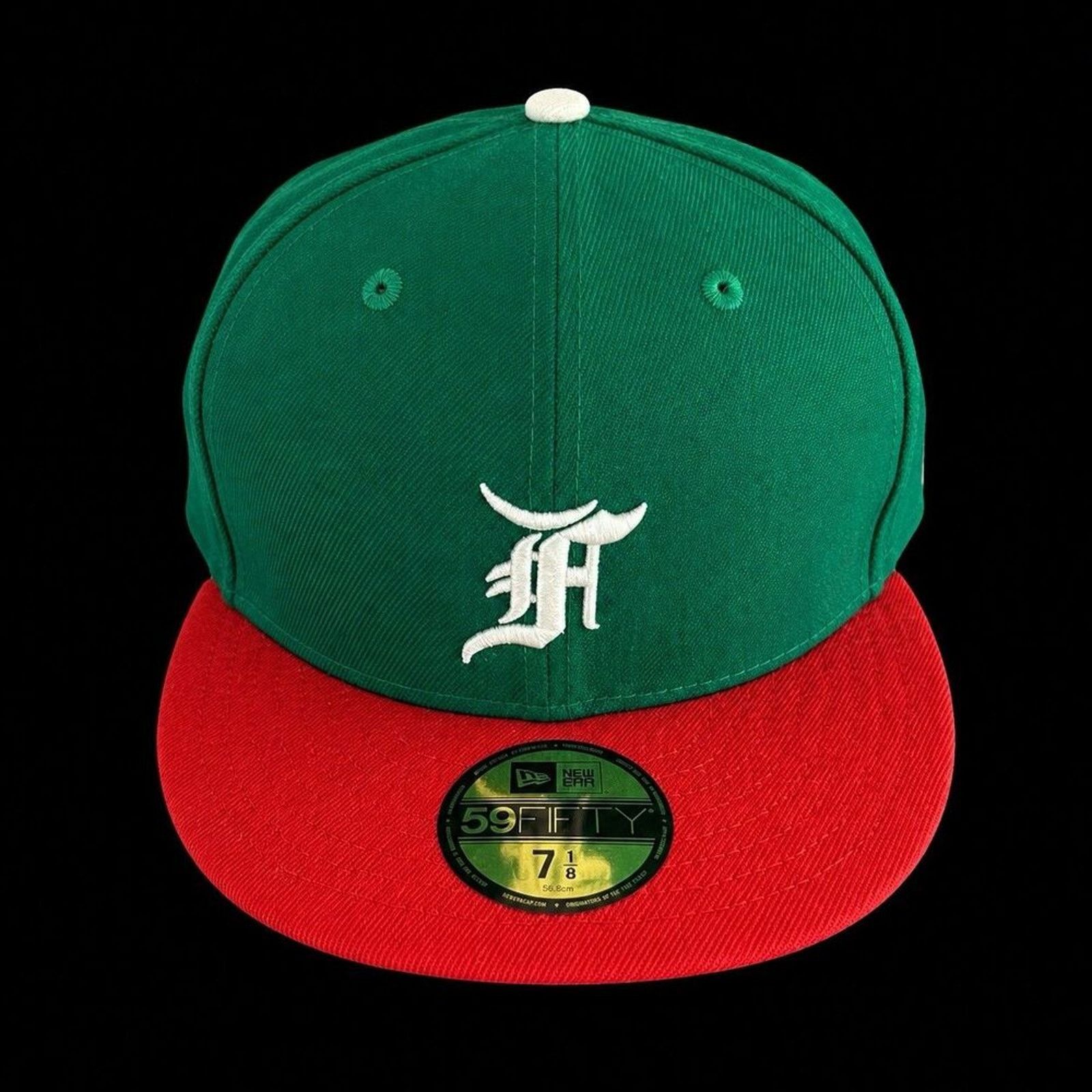 Essentials × Fear of God × New Era New Era 5950 FOG Fear of God Miami Green/Orange Fitted 7 1/8 Size ONE SIZE - 1 Thumbnail