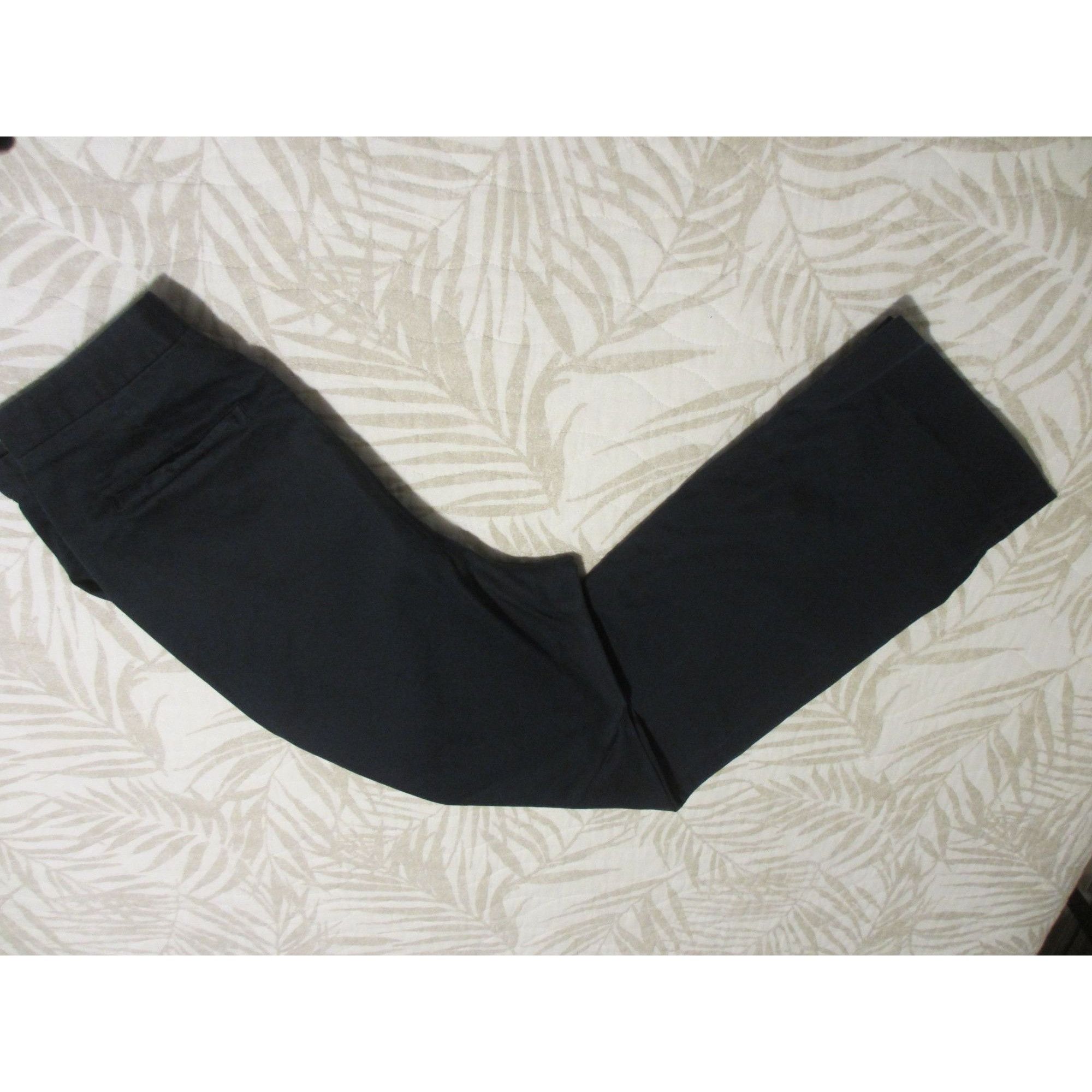 Banana Republic Banana Republic Womens Stretch Navy Trousers Size 10 Made In Size 32" / US 10 / IT 46 - 4 Thumbnail