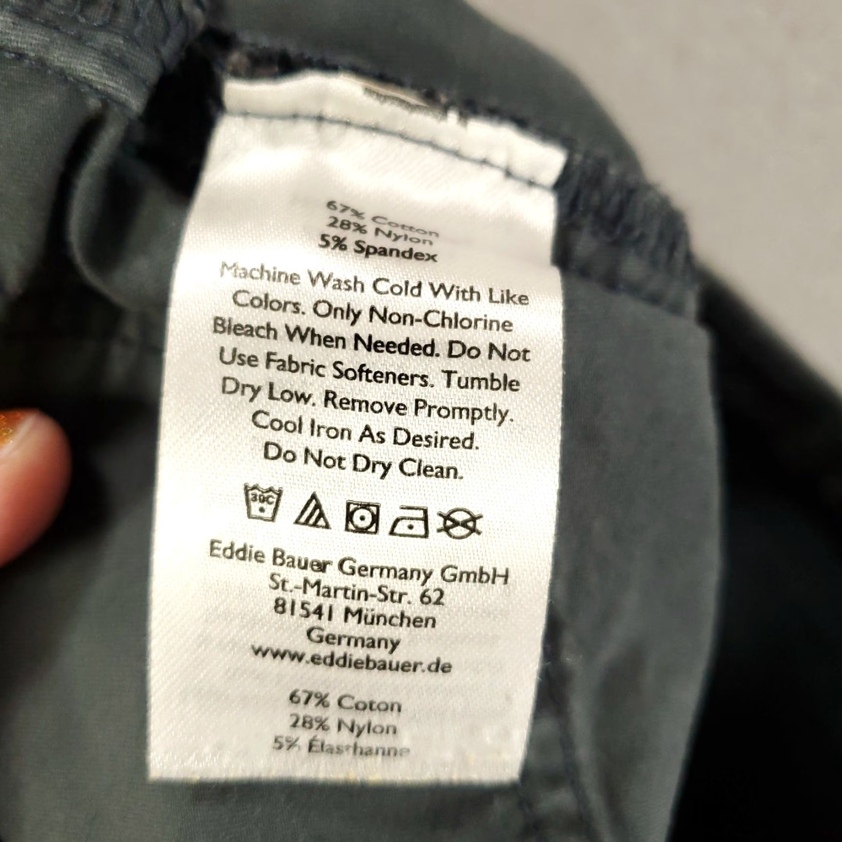 Eddie Bauer Eddie Bauer Pants Mens 32x32 Gray Blue Tech Outdoor Performance Chino Straight Regular 32 Gray Eddie Bauer Mens Pants Size US 32 / EU 48 - 6 Thumbnail