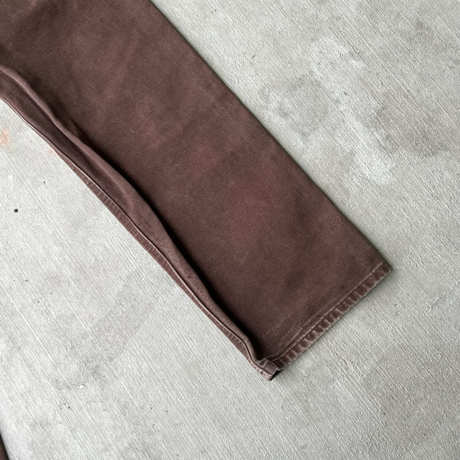 Carhartt × Vintage Carhartt faded brown double knee work wear carpenter pants Size US 29 - 8 Thumbnail
