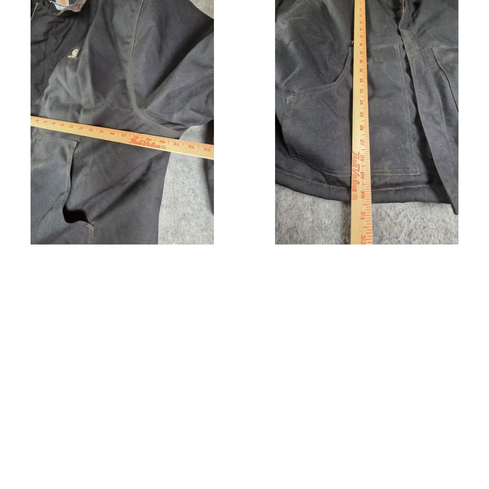 Carhartt VINTAGE Carhartt J132 BLK Jacket Black 4XL USA Canvas Quilted Lined Workwear Zip Distress Size US XXL / EU 58 / 5 - 8 Thumbnail