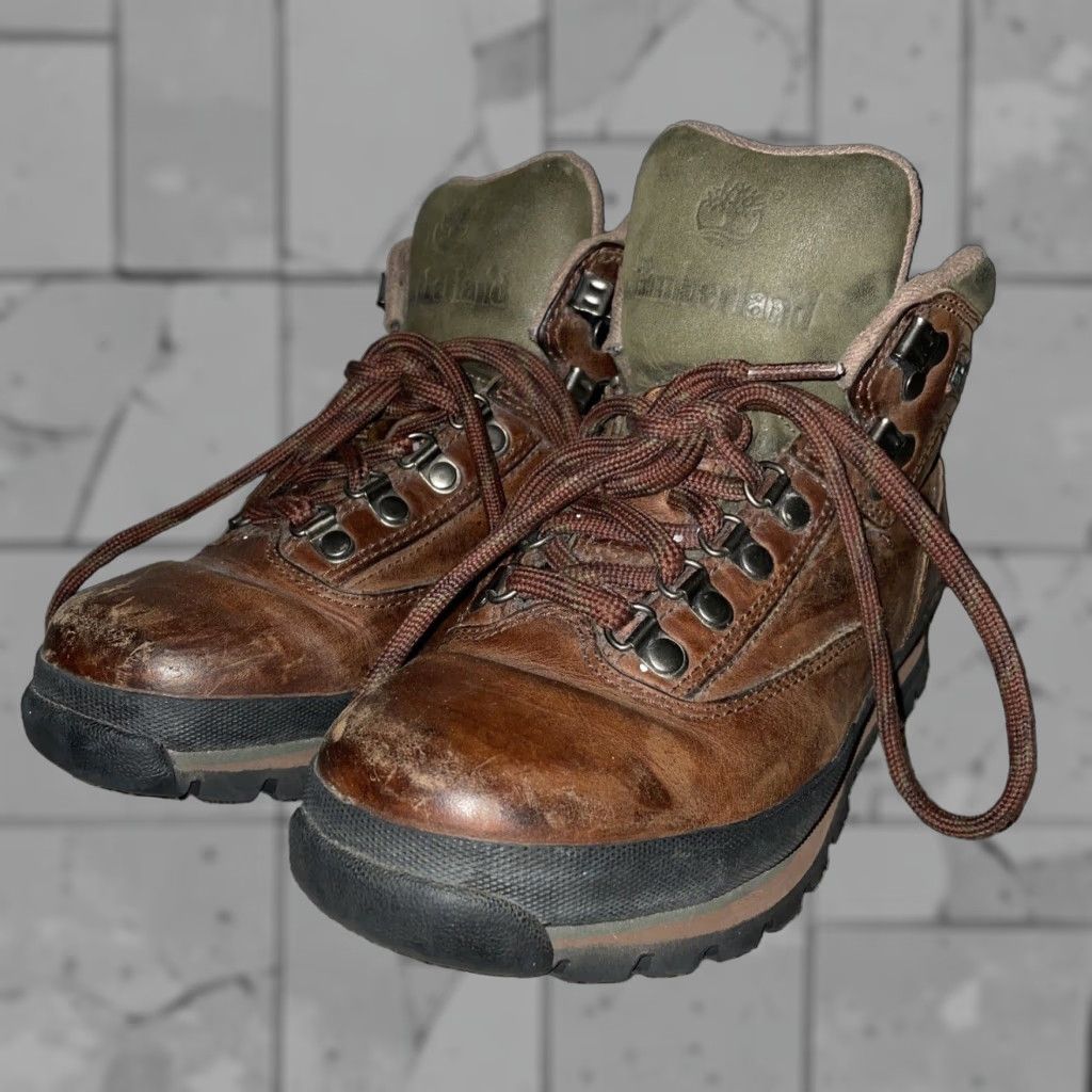 Timberland VINTAGE Timberland Leather Bootie Boots Womens Brown Size 8M Size US 8 / IT 38 - 1 Thumbnail