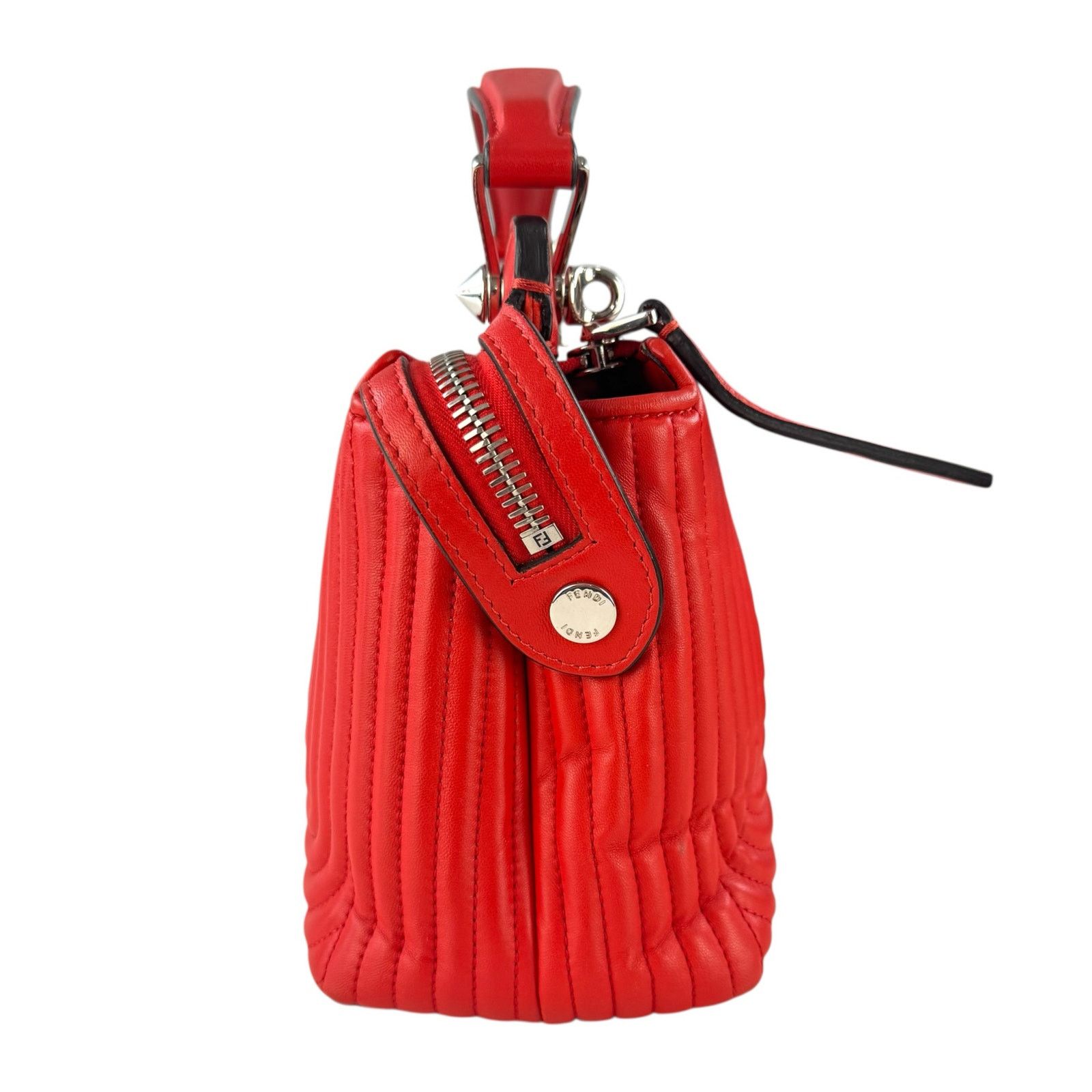Fendi Fendi Dotcom Click Quilted Leather Shoulder Bag Size ONE SIZE - 6 Thumbnail