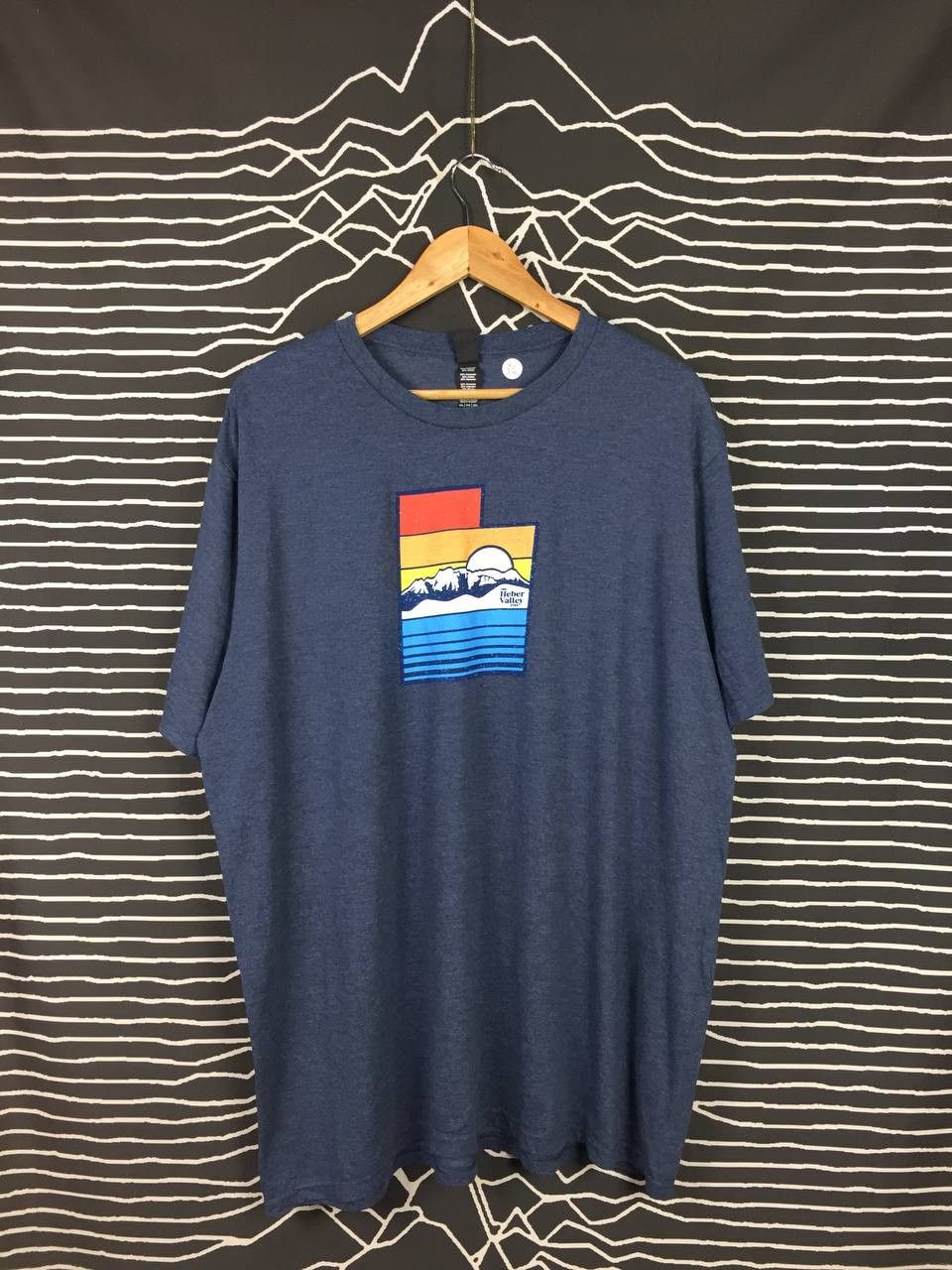 Vintage The Heber Valley Utah Graphic Triblend Tee Size US XXL / EU 58 / 5 - 1 Thumbnail