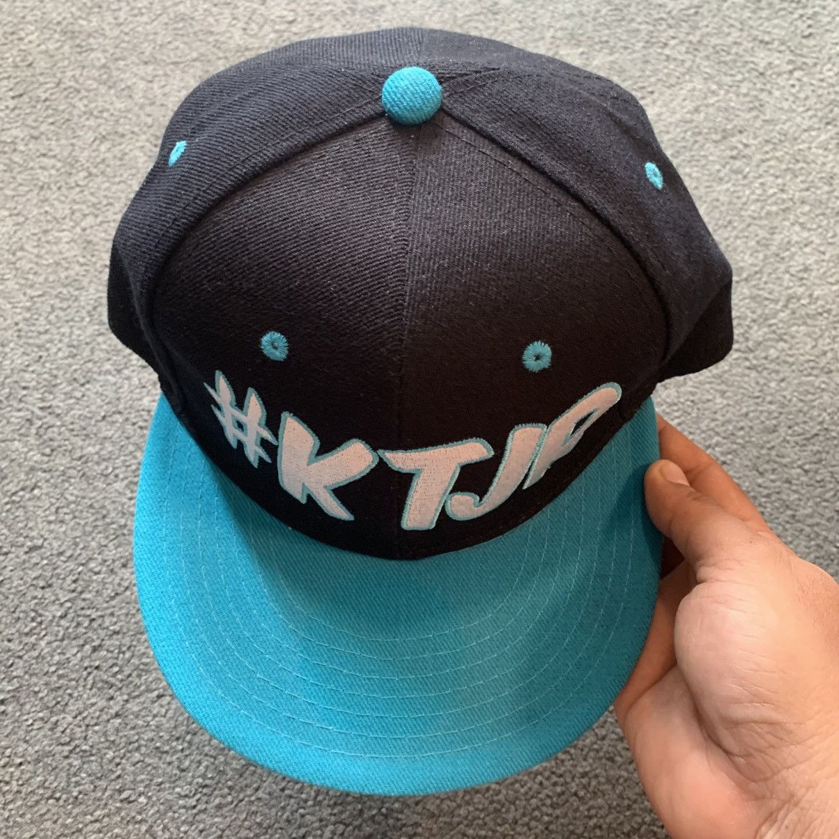 Rap Tees VINTAGE 2012 FLYNT FLOSSY X TURQUOISE JEEP RECORDS #KTJR CAP Size ONE SIZE - 2 Thumbnail