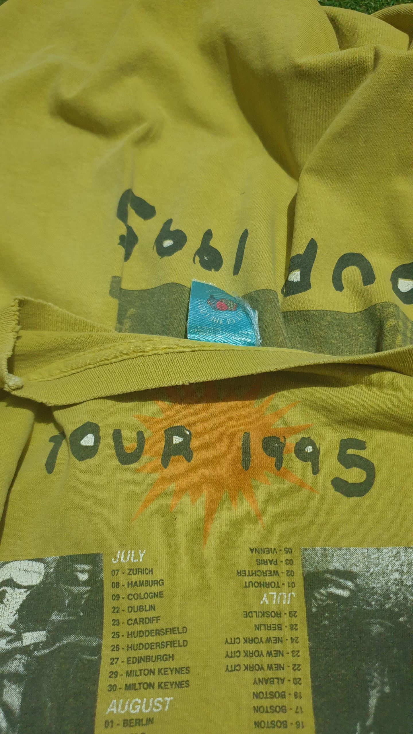 Fruit Of The Loom × R.E.M. × Vintage R.E.M 1995 Tour Size US XL / EU 56 / 4 - 10 Thumbnail
