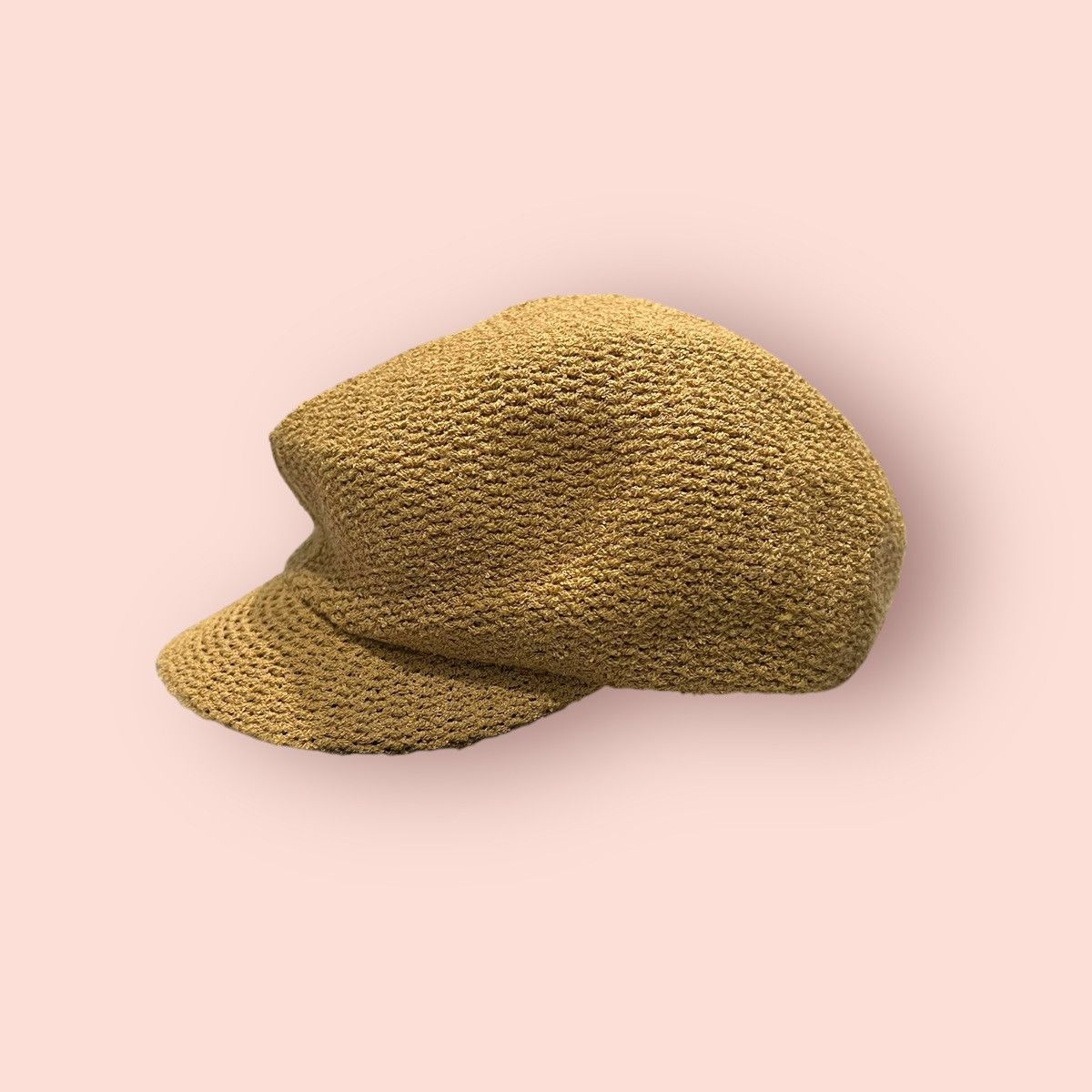 Japanese Brand × Vintage VINTAGE BACK NUMBER CROCHET GATSBY / NEWSBOY / FIDDLE HAT Size ONE SIZE - 1 Thumbnail