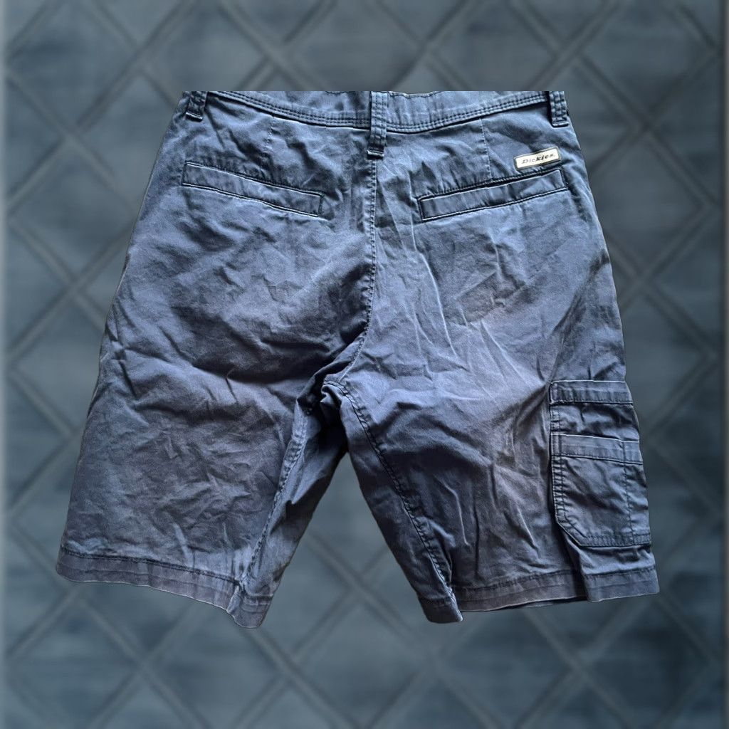 Dickies Dickies Cargo Shorts Mens 30 Tan Blue Flat Front 5-Pocket Regular Inseam 10.5 in Cotton Nylon Spandex Breathable Workwear Shorts Mens Blue Size US 30 / EU 46 - 1 Thumbnail