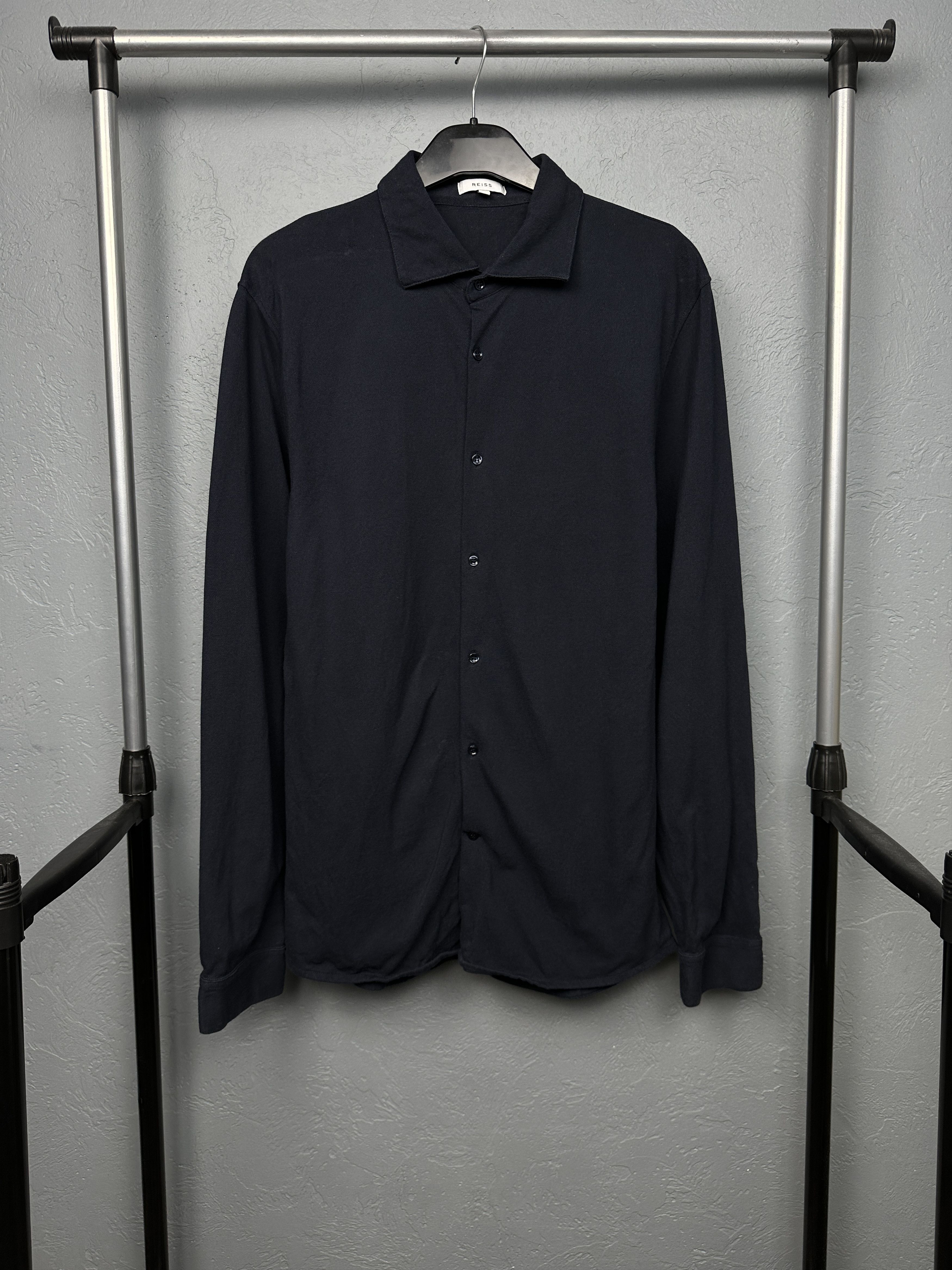 Reiss Reiss Mens Long Sleeve Knit Shirt Size US XL / EU 56 / 4 - 1 Thumbnail