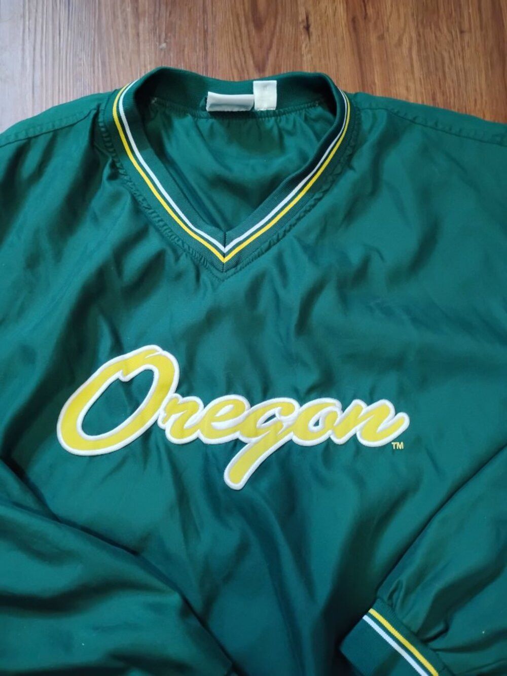 NCAA Vintage 90s Oregon Ducks Pullover Windbreaker Jacket Size US XL / EU 56 / 4 - 1 Thumbnail
