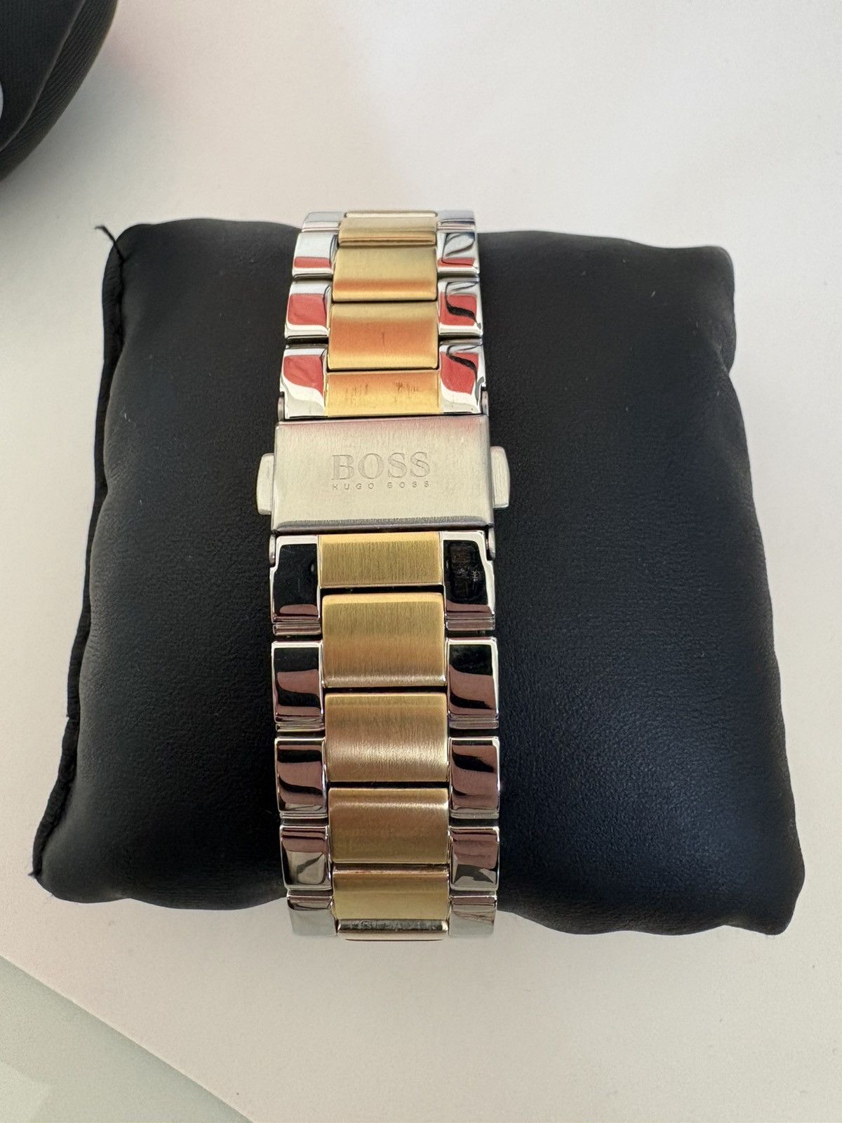 Hugo Boss Hugo Boss 1513872 Santiago Green Dial Two Tone Steel Strap Size ONE SIZE - 5 Thumbnail